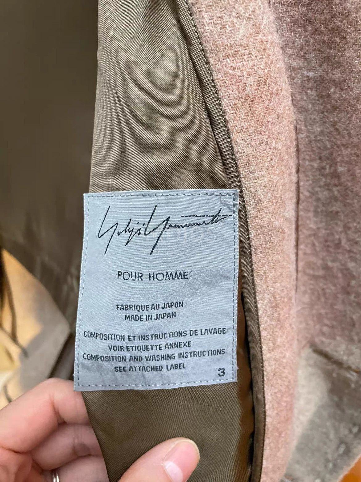 Yohji Yamamoto Yohji Yamamoto Pour Homme 05AW Cube Print Jacket-2508 Size US L / EU 52-54 / 3 - 5 Thumbnail