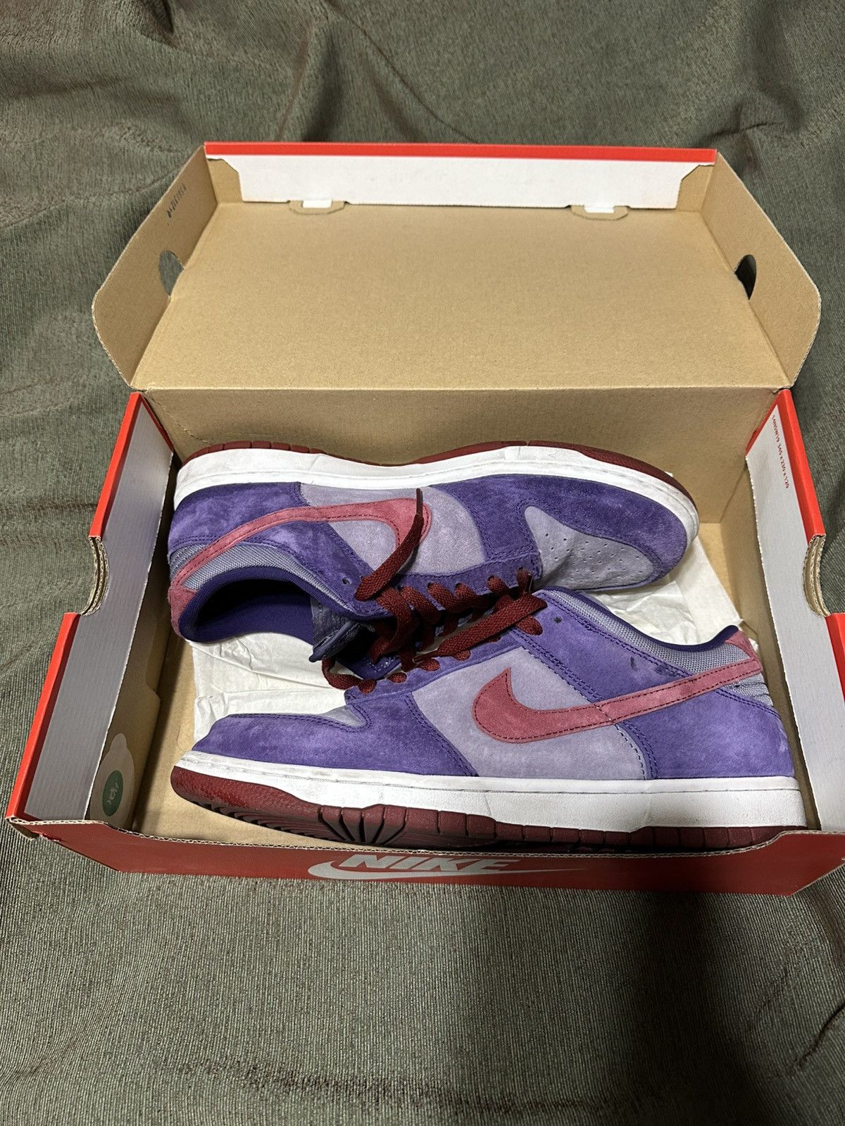 Nike Nike Dunk Low Retro Vol. 1 SP ' Plum ' 2020 Size US 10.5 / EU 43-44 - 2 Thumbnail