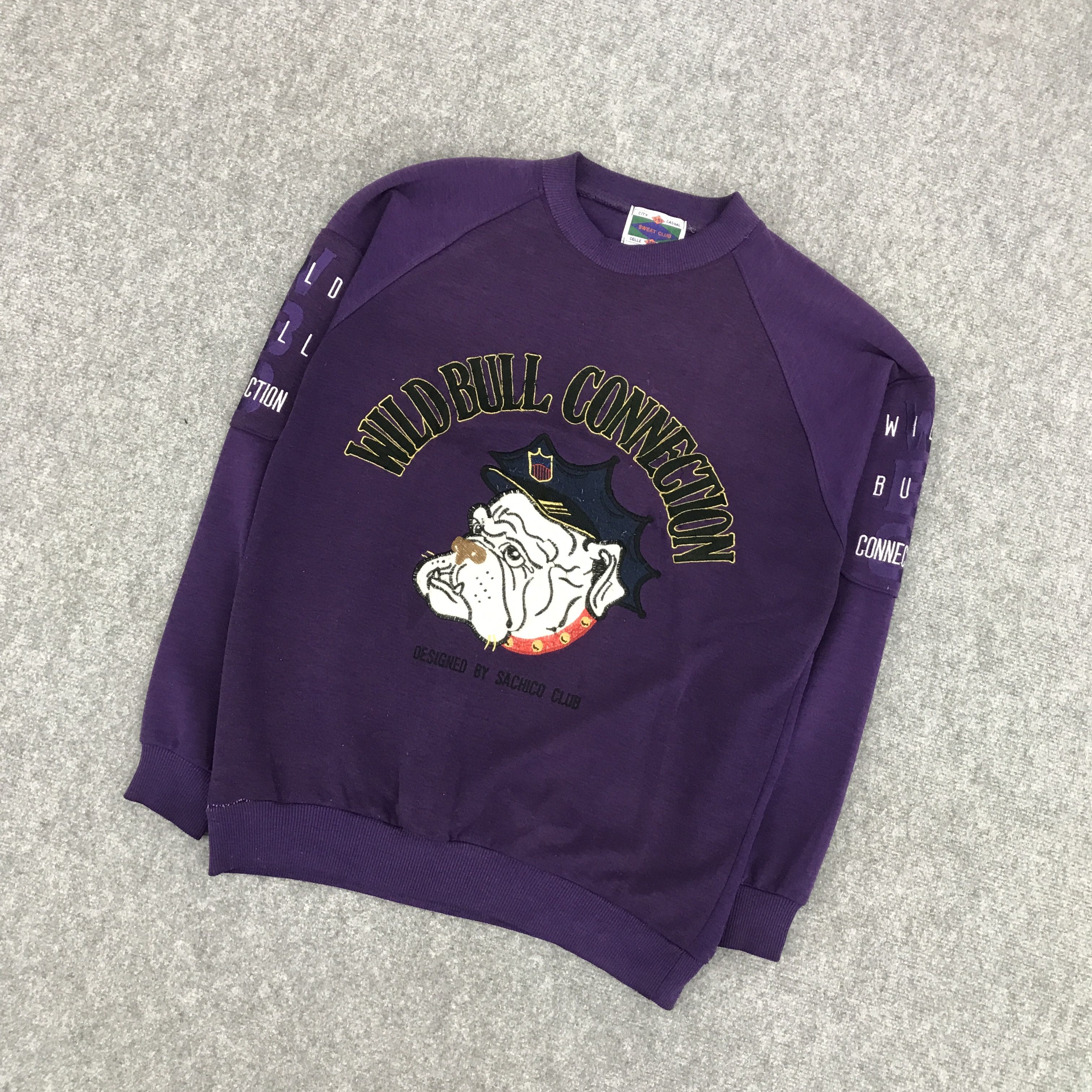 Japanese Brand WILDBULL CONNECTION JAPAN DESIGN SWEATSHIRTS Size US L / EU 52-54 / 3 - 5 Thumbnail