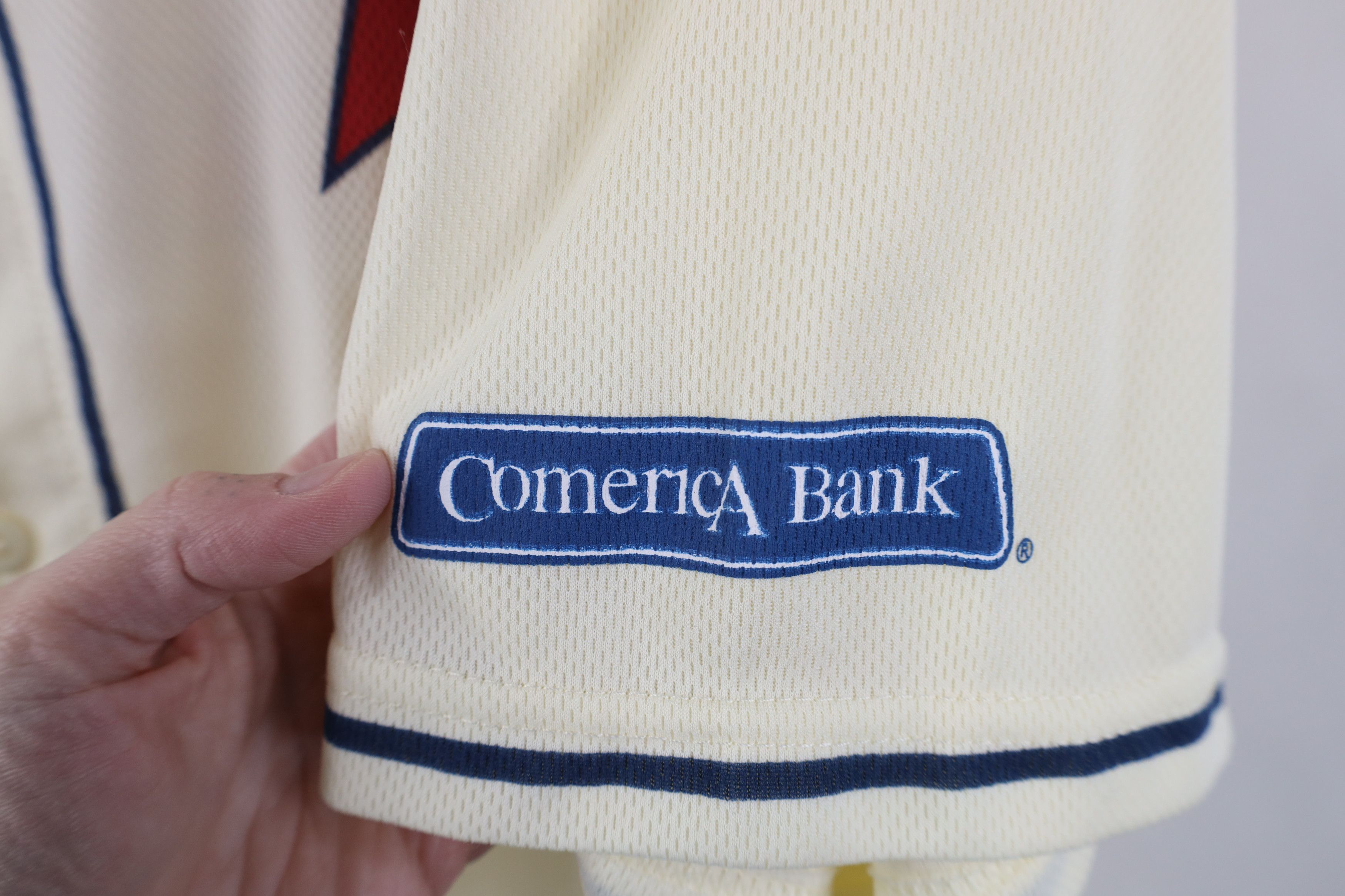 Vintage Vintage Y2K Negro League Detroit Stars Baseball Jersey Cream Size US XXL / EU 58 / 5 - 4 Thumbnail