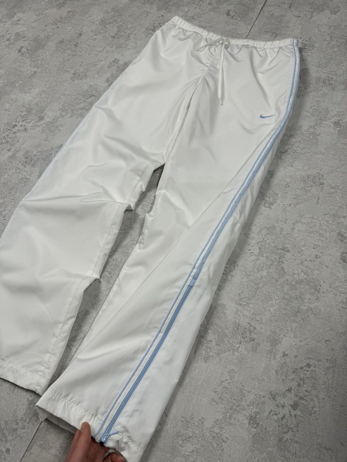 Nike Vintage Women's Nike Y2K Drill Track Pants Size S Size 27" / US 4 / IT 40 - 7 Thumbnail