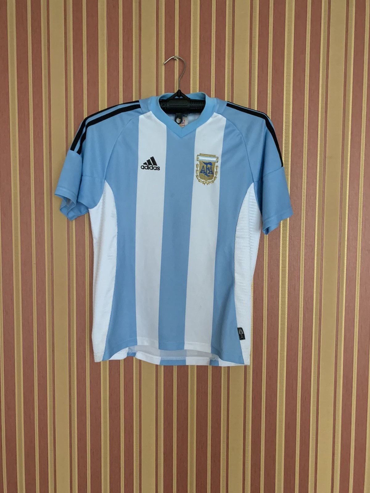 Vintage Argentina 2002-2004 Home Jersey Adidas Vintage Mens Medium Size US M / EU 48-50 / 2 - 2 Thumbnail