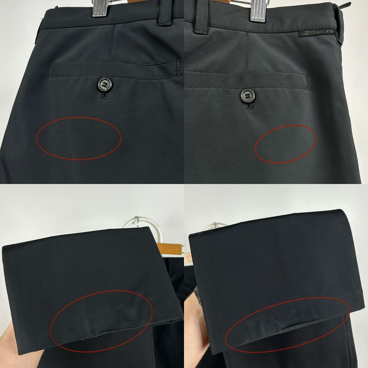 Prada Vintage Prada Black Tab Trousers Pants Size US 36 / EU 52 - 25 Thumbnail