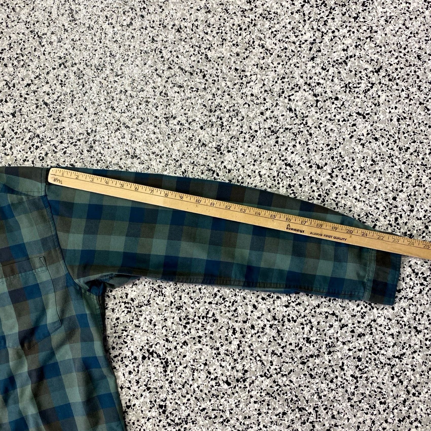 ExOfficio ExOfficio Button Down Flannel Shirt Men’s S Green Plaid Cotton Blend Stretch Shirt Size US M / EU 48-50 / 2 - 4 Thumbnail
