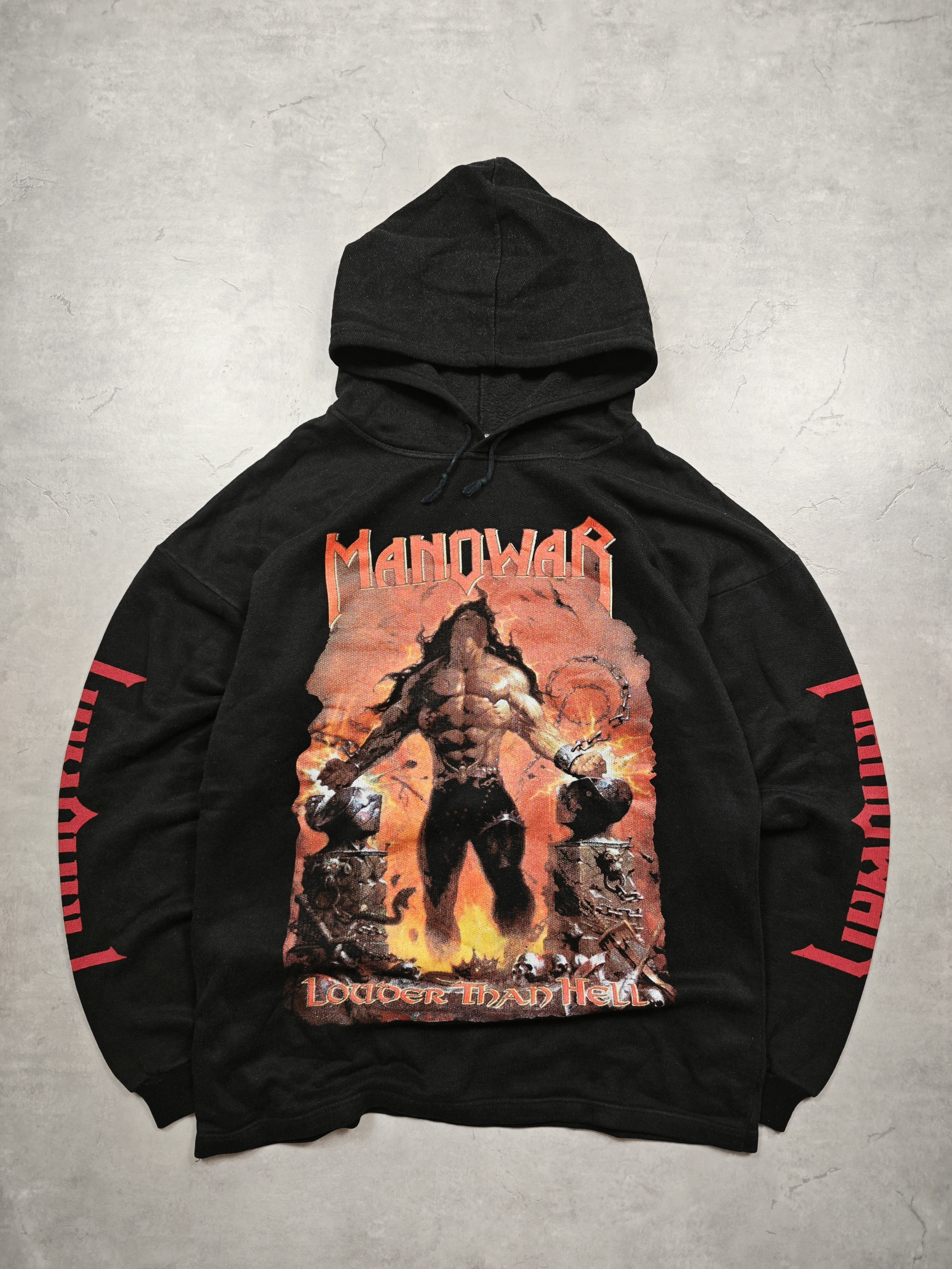 Manowar Vintage Bootleg Hoodie