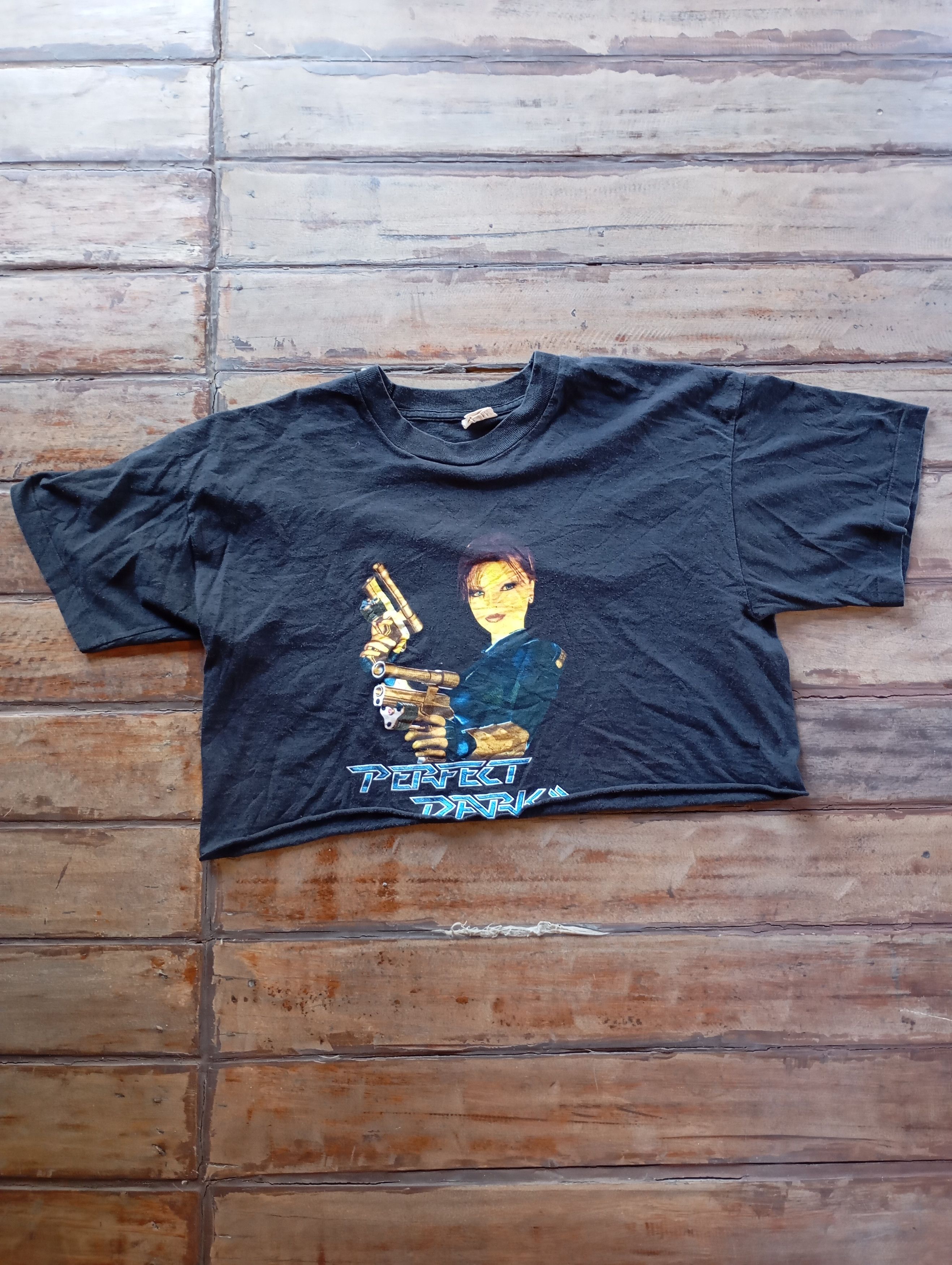 Vintage Vintage 1990s Perfect Dark T shirts Size US L / EU 52-54 / 3 - 1 Thumbnail