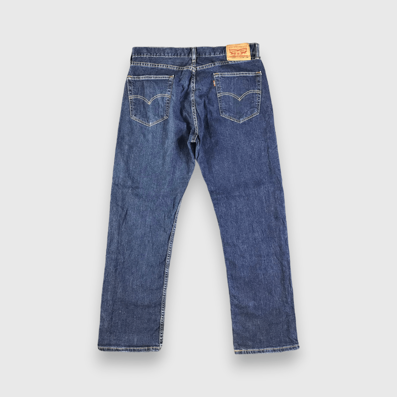 Levi's Vintage Blue Wash Levis 514 Jeans-J4308 Size US 35 - 2 Thumbnail