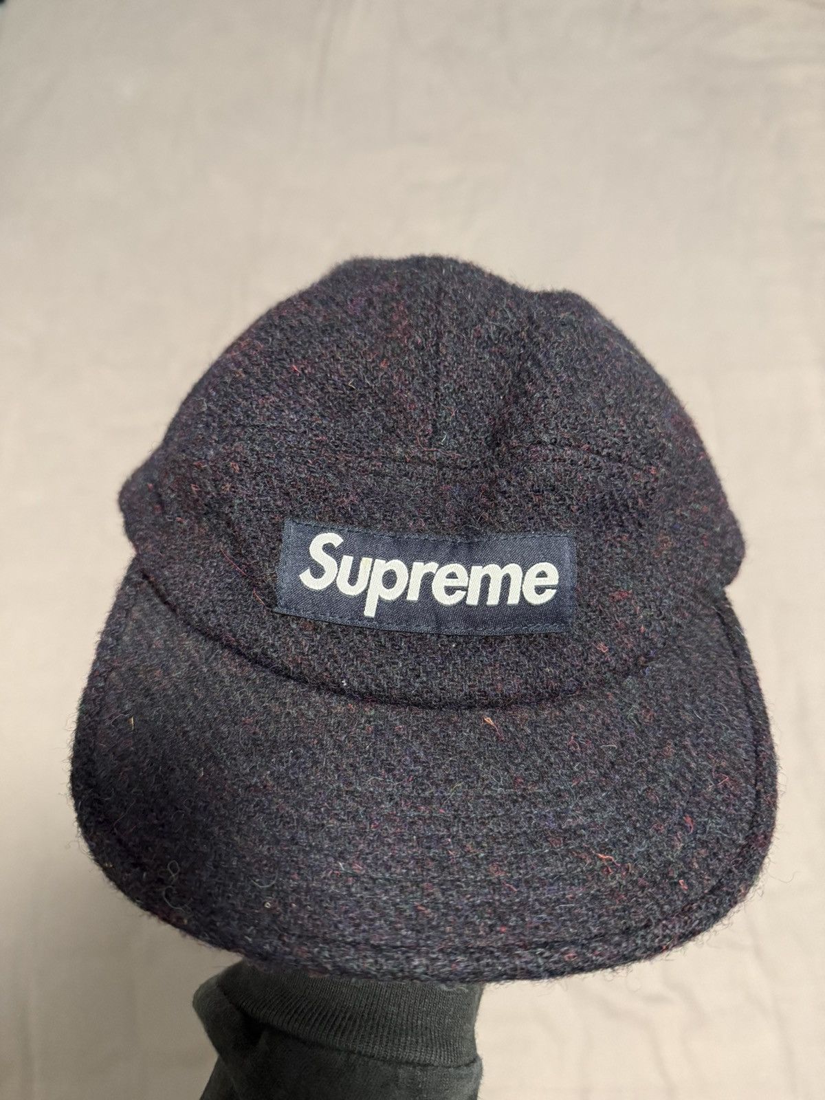 Supreme Supreme Harris Tweed wool camp cap Size ONE SIZE - 1 Thumbnail