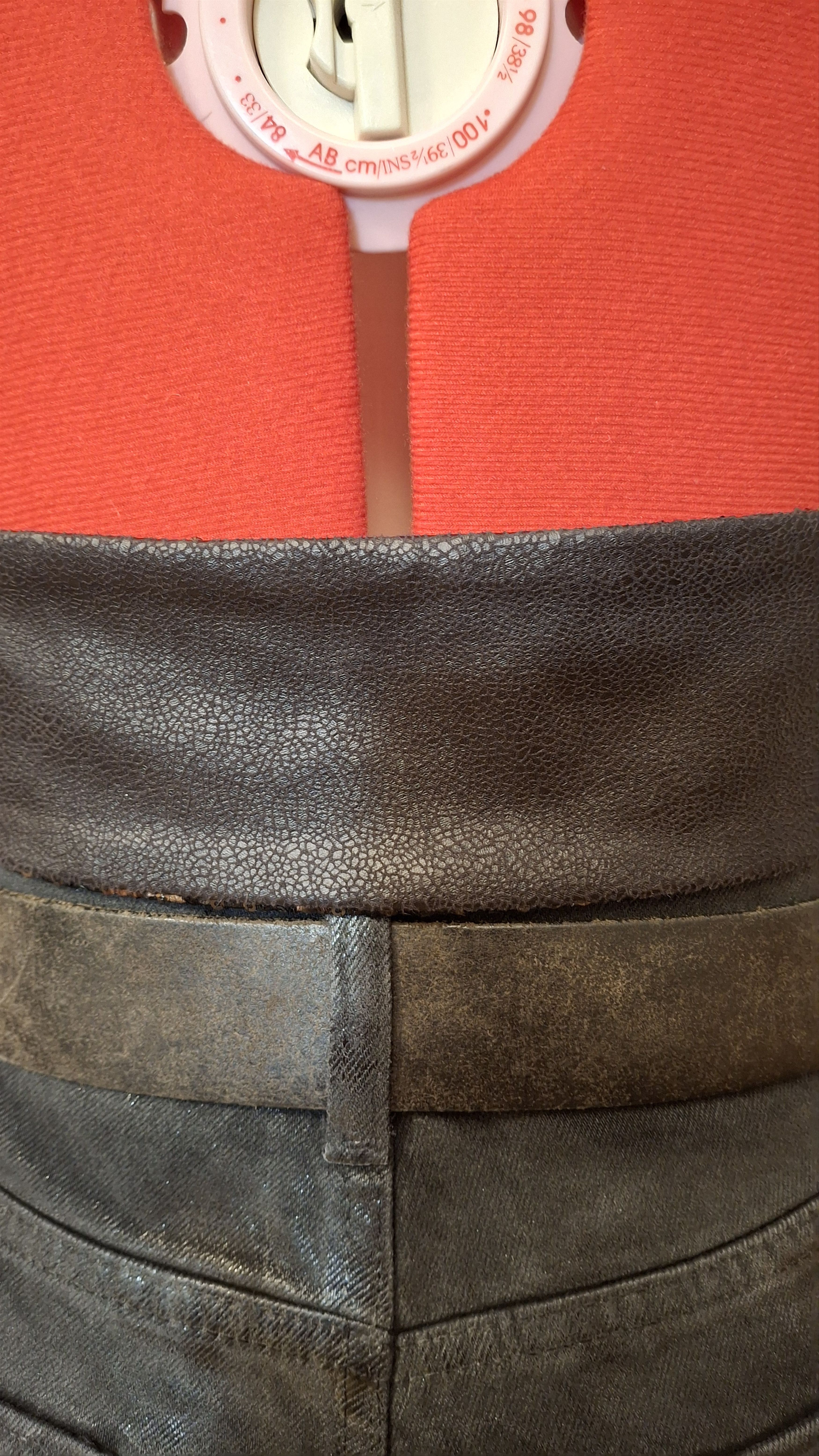 Handmade ​1/1 Sequin & Vegan Leather Bustier - Glam Western Top Size L / US 10 / IT 46 - 5 Thumbnail