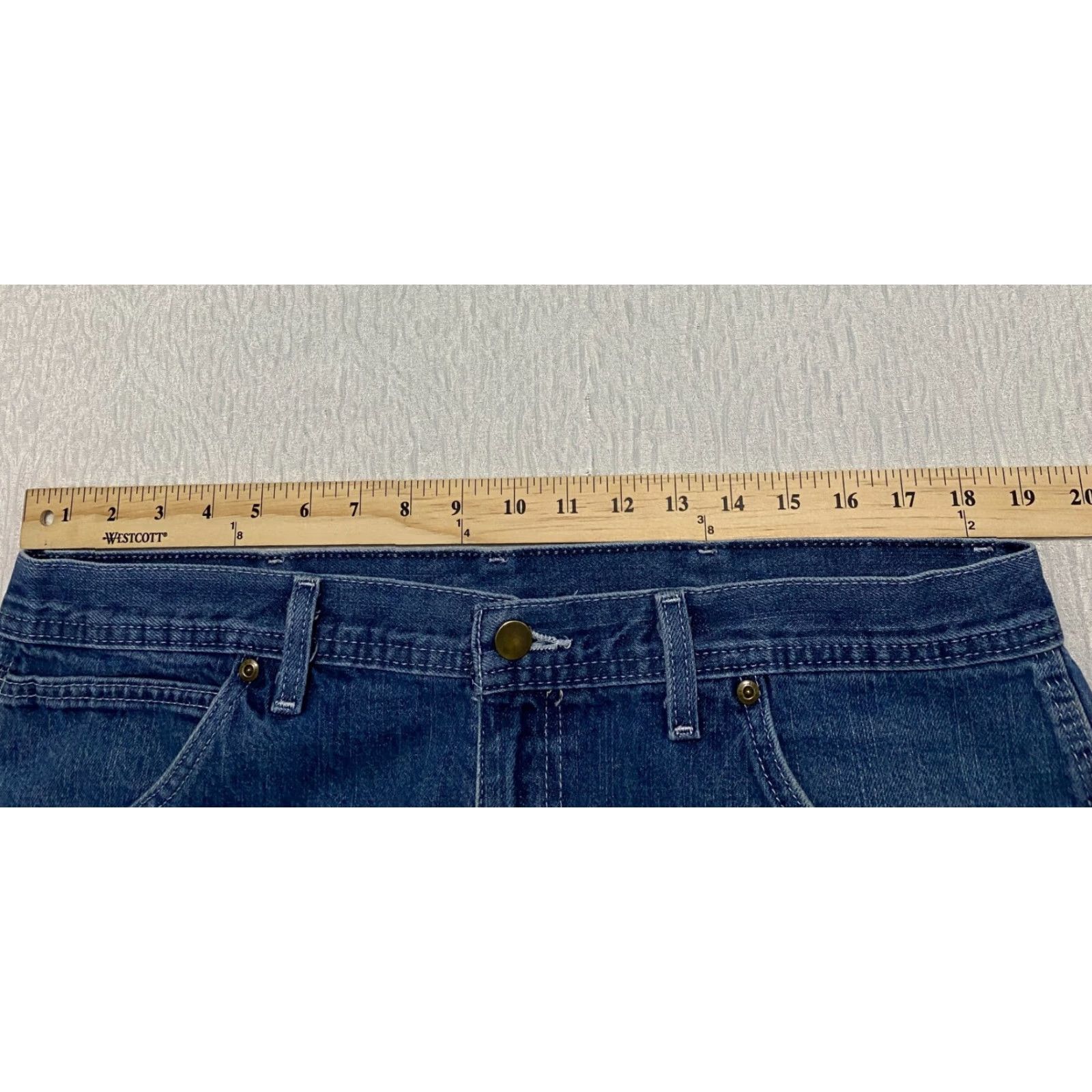 Vintage Vintage Key Mens Carpenter Jeans Size 38×30 Blue Regular Straight Workwear Jeans 90s Grunge Mens Regular 38 Blue Denim Cotton Inseam 30"} Size US 38 / EU 54 - 6 Thumbnail