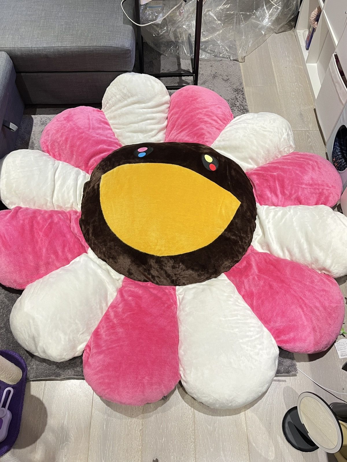Takashi Murakami Takashi Murakami 2 meter flower Pillow Cushion Size ONE SIZE - 2 Thumbnail