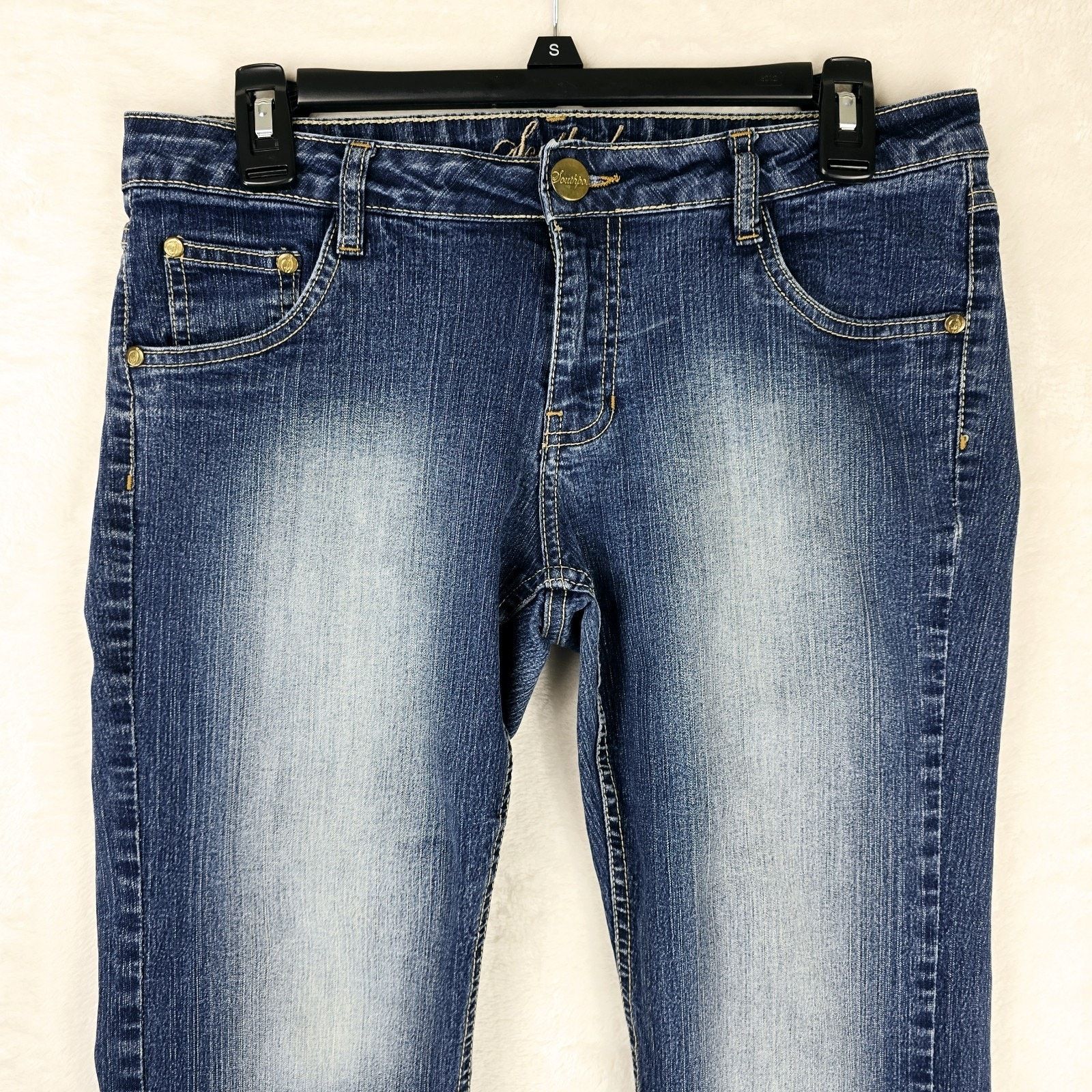 Southpole Vintage Southpole Capri Jeans Womens Sz 9 32x22 Juniors Y2K Size 32" / US 10 / IT 46 - 3 Thumbnail