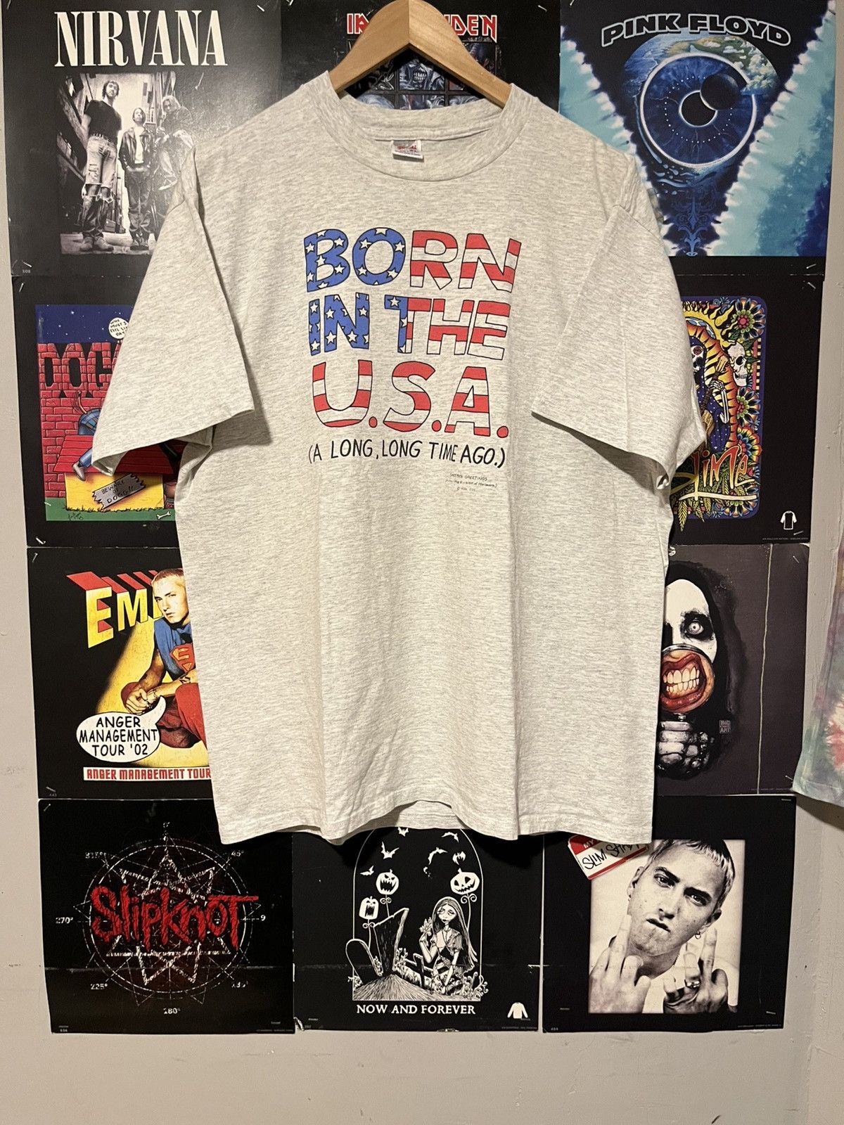Jerzees × Vintage Vintage 90’s made in USA Born in USA Hallmark patriotic tee Size US XL / EU 56 / 4 - 1 Thumbnail