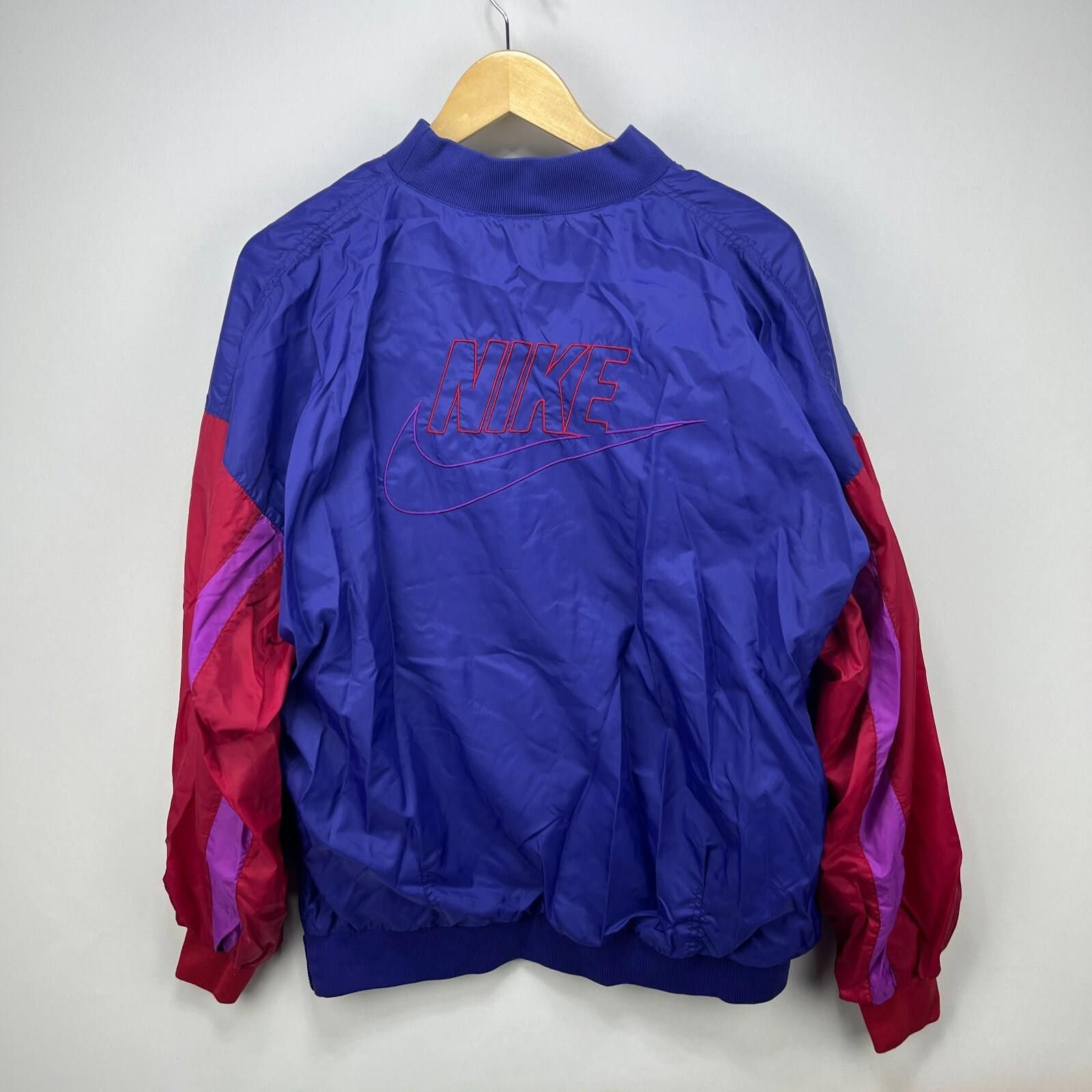 Nike Vintage '80s Nike Pullover Windbreaker Jacket Thermal XL Size US XL / EU 56 / 4 - 4 Thumbnail