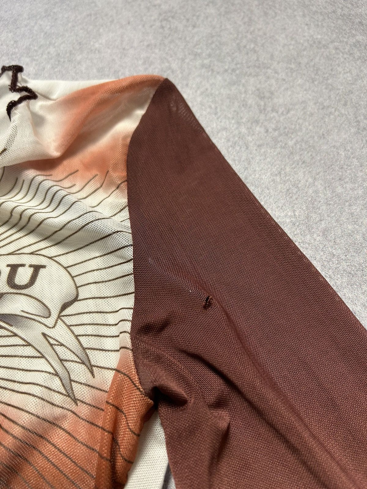Japanese Brand × Vintage Vintage Love You Forever Longsleeve Mesh Top like JPG Size S / US 4 / IT 40 - 5 Thumbnail