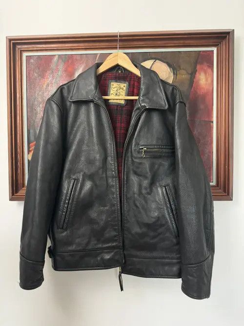 Japanese Brand Jack Casual Leather Jacket Size ONE SIZE - 2 Thumbnail