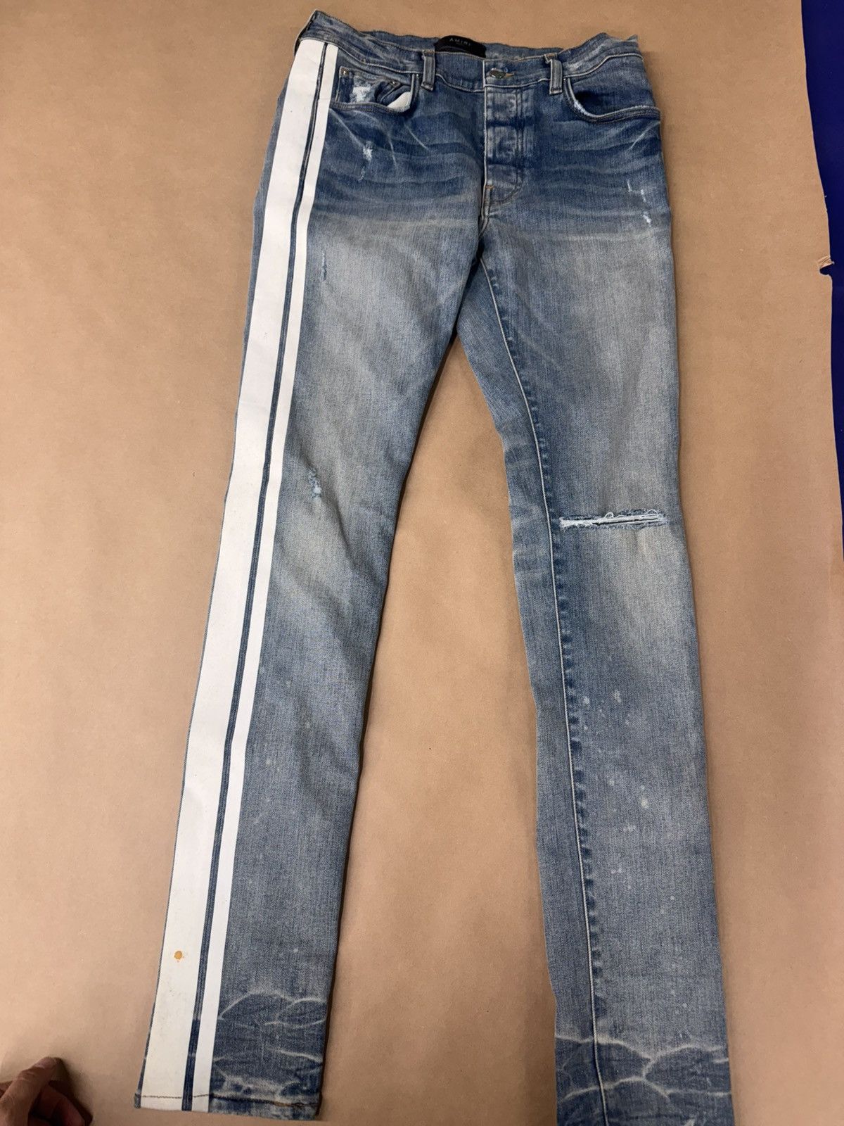 Denim track jeans