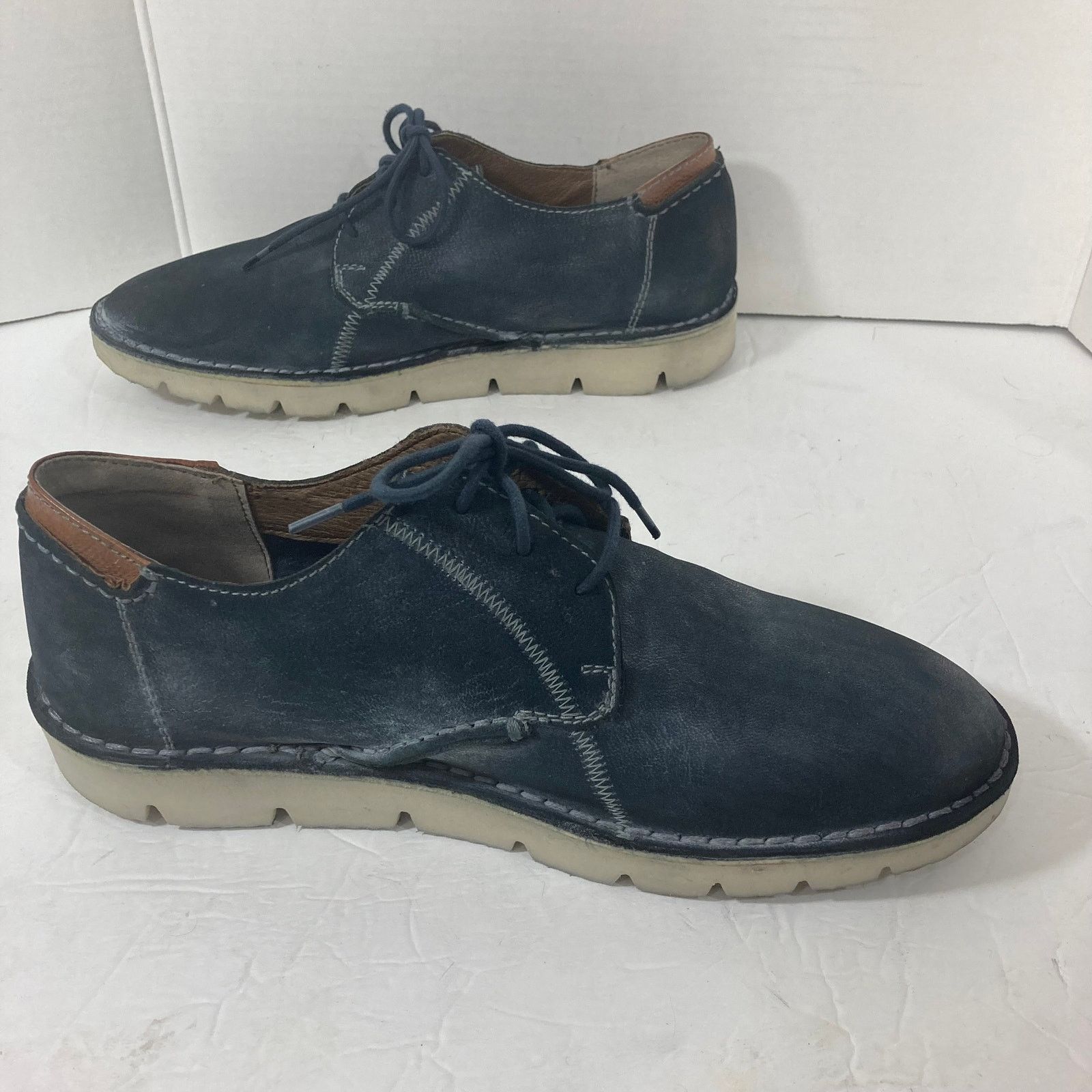Bed Stu Roan Bed Stu Heaton shoe, Mens 10 slate gray leather Size US 10 / EU 43 - 4 Thumbnail