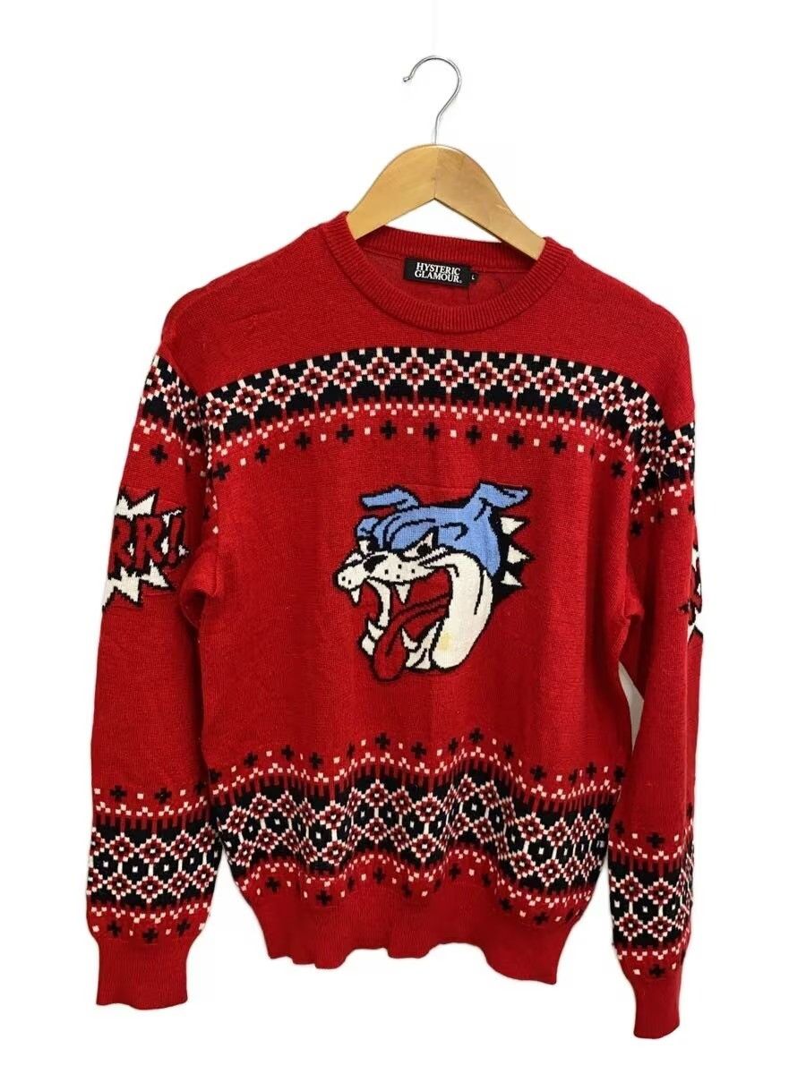 Hysteric Glamour Bulldog Knit Sweater Size US L / EU 52-54 / 3 - 1 Thumbnail