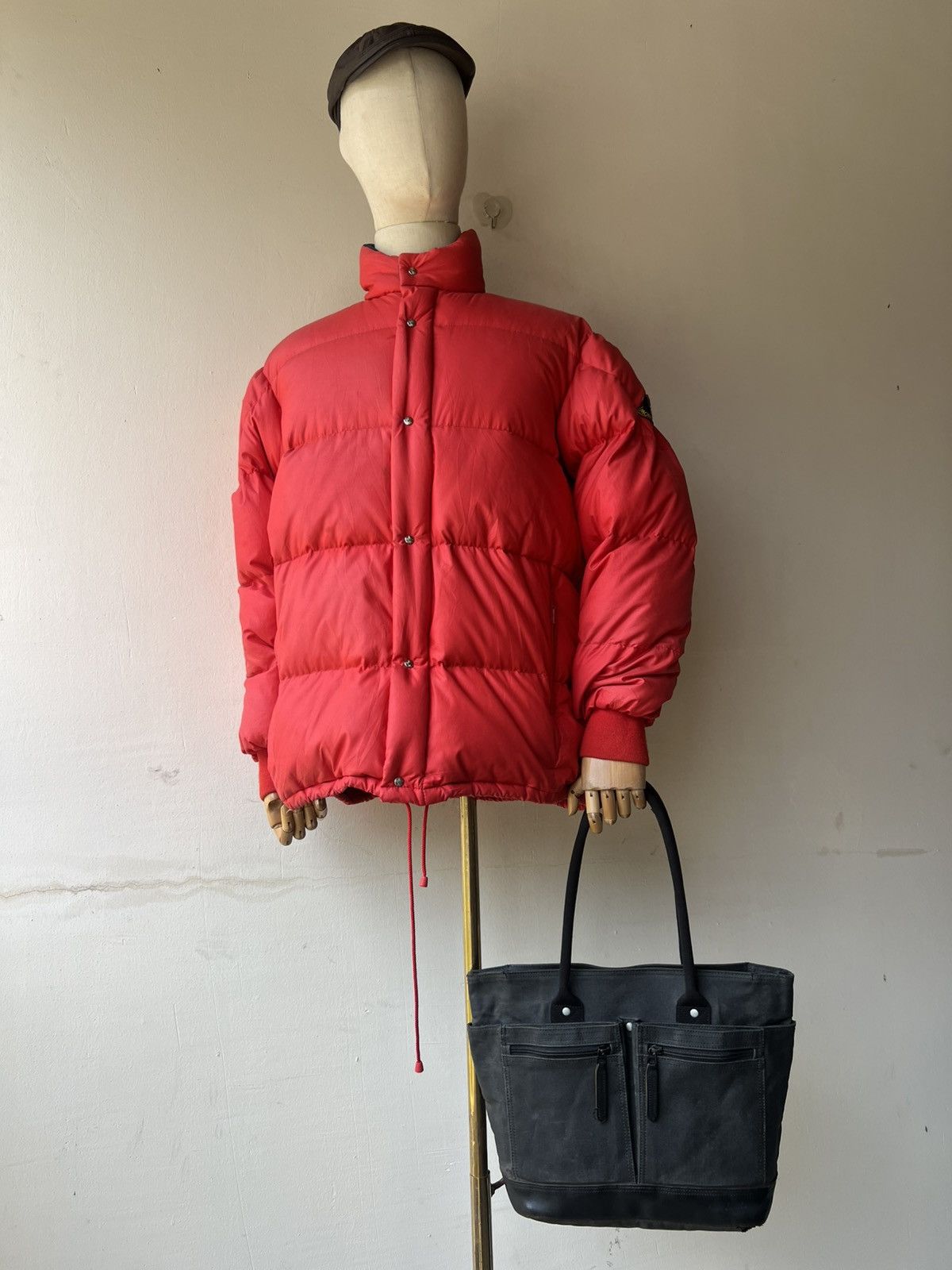 Porter Porter Yoshida Distress Faded Waxed Canvas Leather Tote Bag Size ONE SIZE - 4 Thumbnail