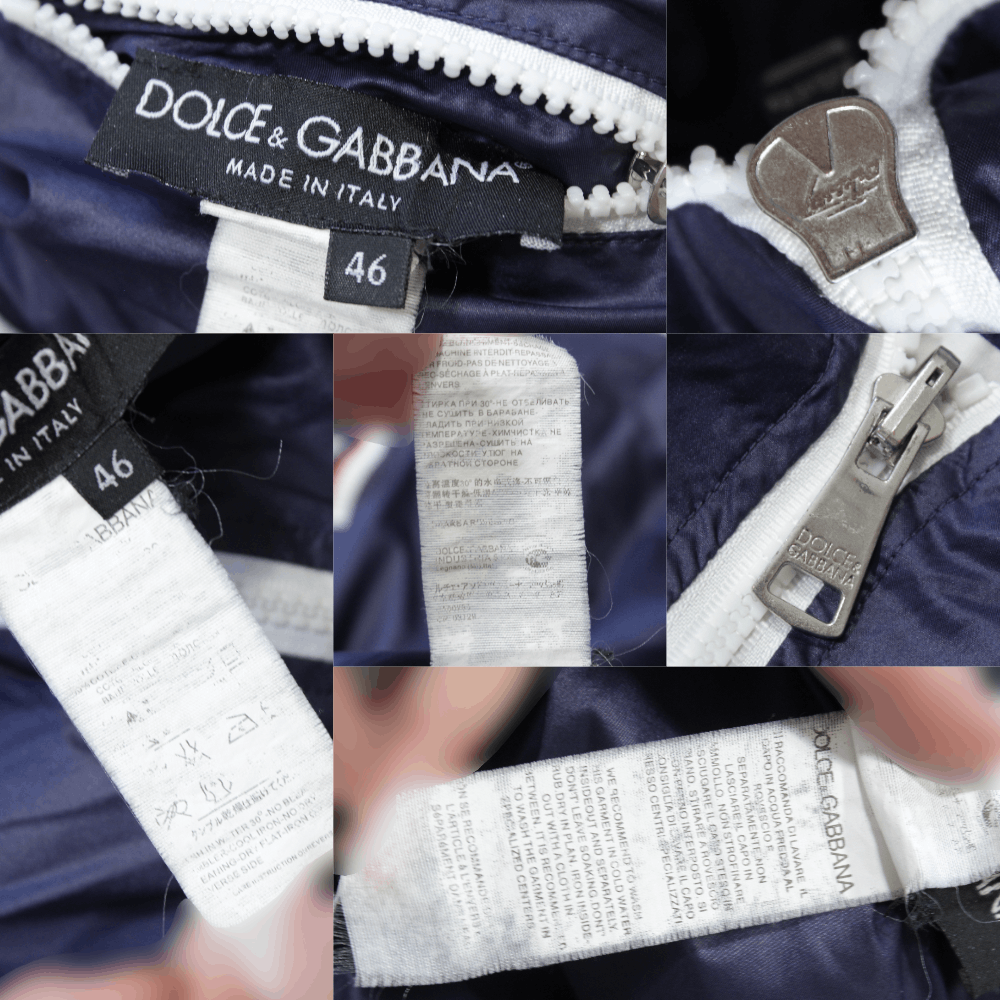 Dolce & Gabbana Metal Logo Nylon Reversible Bomber Size US S / EU 44-46 / 1 - 13 Thumbnail