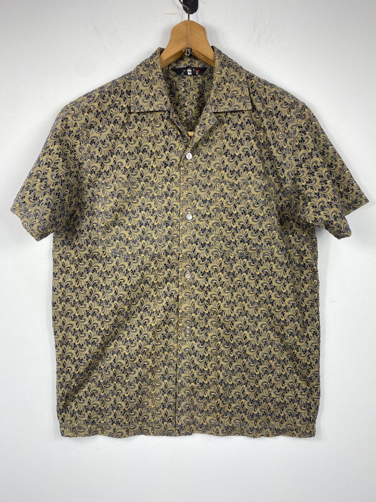 Vintage Lace short sleeve shirt Size US M / EU 48-50 / 2 - 1 Thumbnail