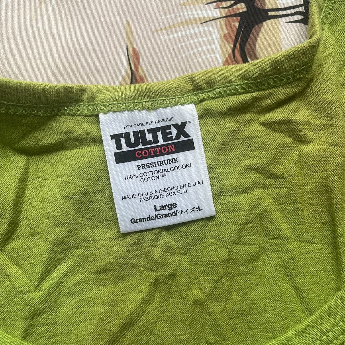 Tultex 2005 Daytona Beach Green Bike Week Burning EagleTank Top Size US L / EU 52-54 / 3 - 3 Thumbnail
