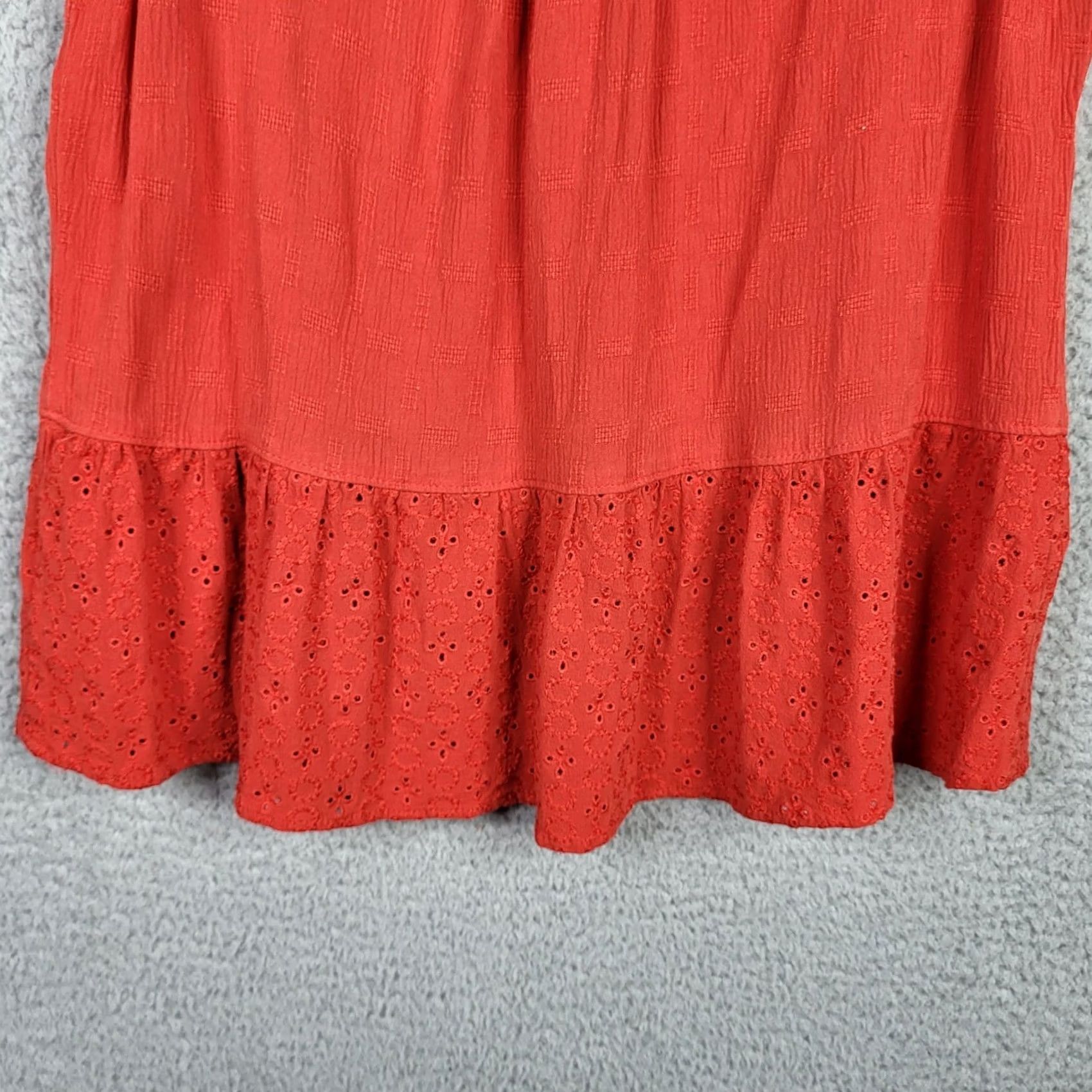 Vintage KNOX ROSE Women’s Red Tank Sleeveless Round Neck Casual Top M Size M / US 6-8 / IT 42-44 - 2 Thumbnail