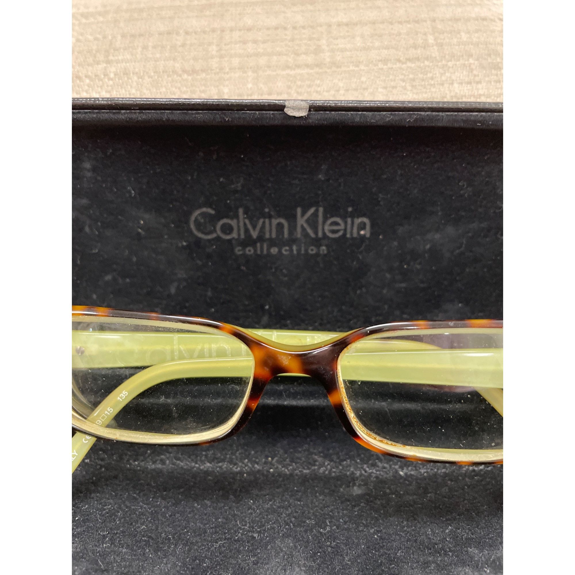 Calvin Klein Calvin Klein Women's Eyeglass Frames 49 15 135 Made in Italy Size ONE SIZE - 2 Thumbnail