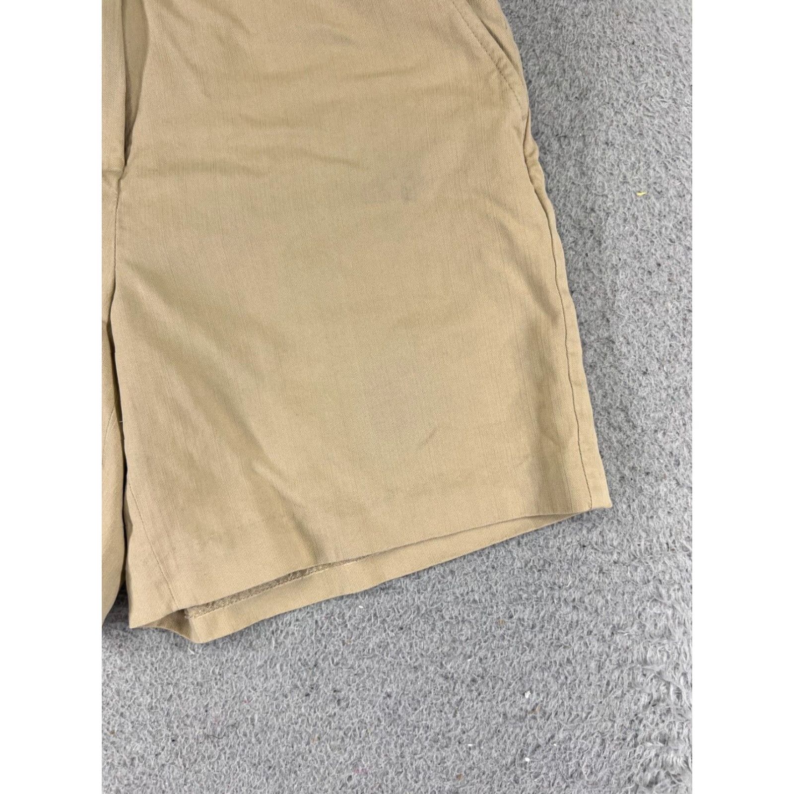 Tommy Bahama VINTAGE Tommy Bahama Shorts Women 2 Gingham Sandalwood Mid Rise Casual Travel Summer Size 26" / US 2 / IT 38 - 2 Thumbnail