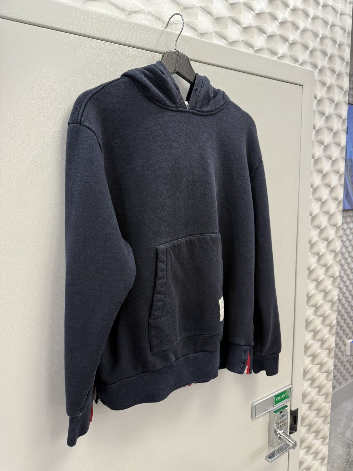 Thom Browne Thom Browne Navy Stripe Hoodie Size US L / EU 52-54 / 3 - 2 Thumbnail