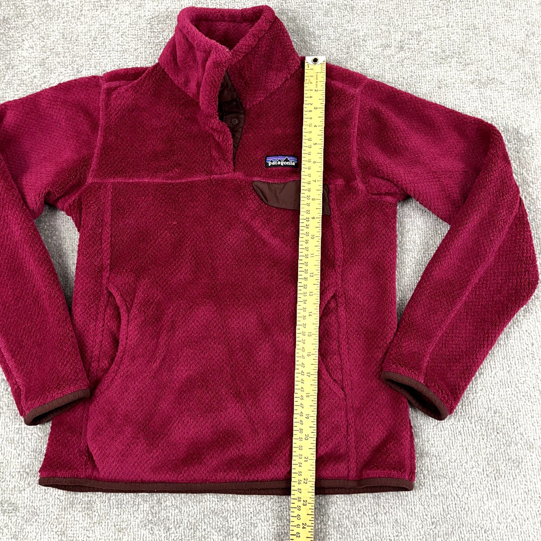 Patagonia Patagonia ReTool Snap T Pullover Sweater Women Small Polartec Fleece Pink Hiking Pullover Winter, Fall, Spring Womens Small Pink Patagonia Sweater Size S / US 4 / IT 40 - 4 Thumbnail