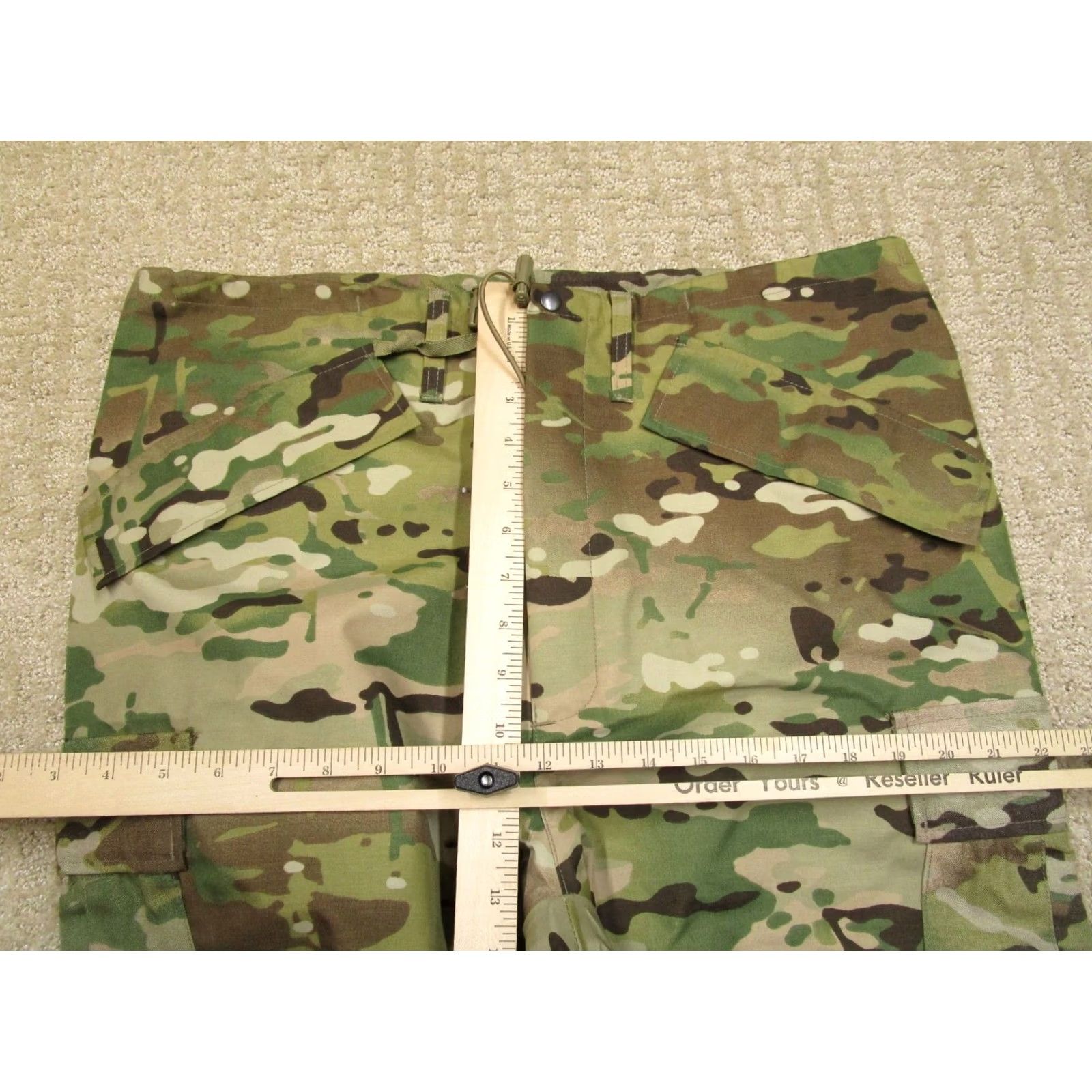American Apparel Nike US Military Pants Cargo Camouflage 36x32 Green Nylon Windproof Ankle Zip Mens Regular Pants Size US 36 / EU 52 - 7 Thumbnail