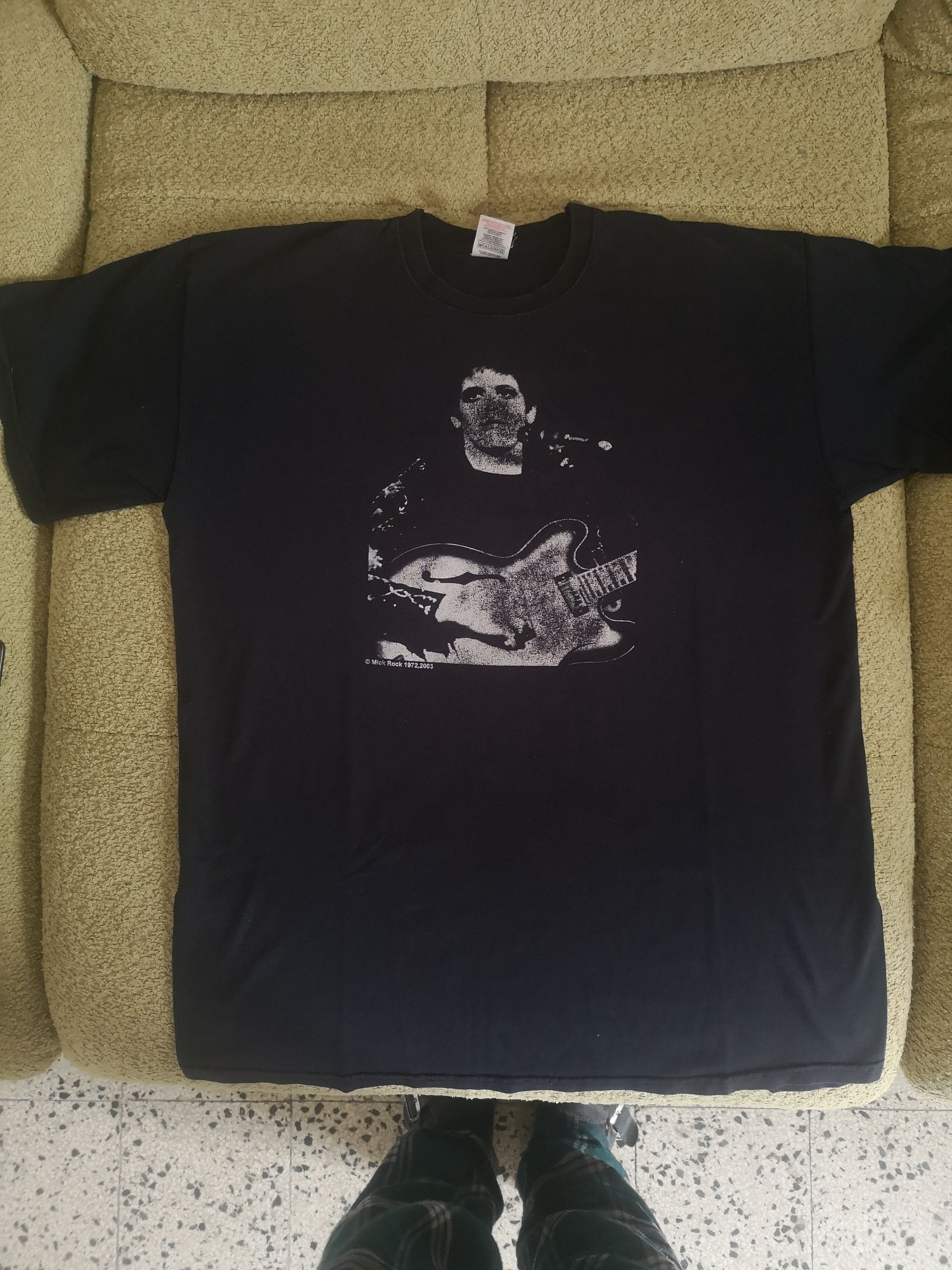 Band Tees Lou reed mick rock 72 2003 Size US L / EU 52-54 / 3 - 4 Thumbnail