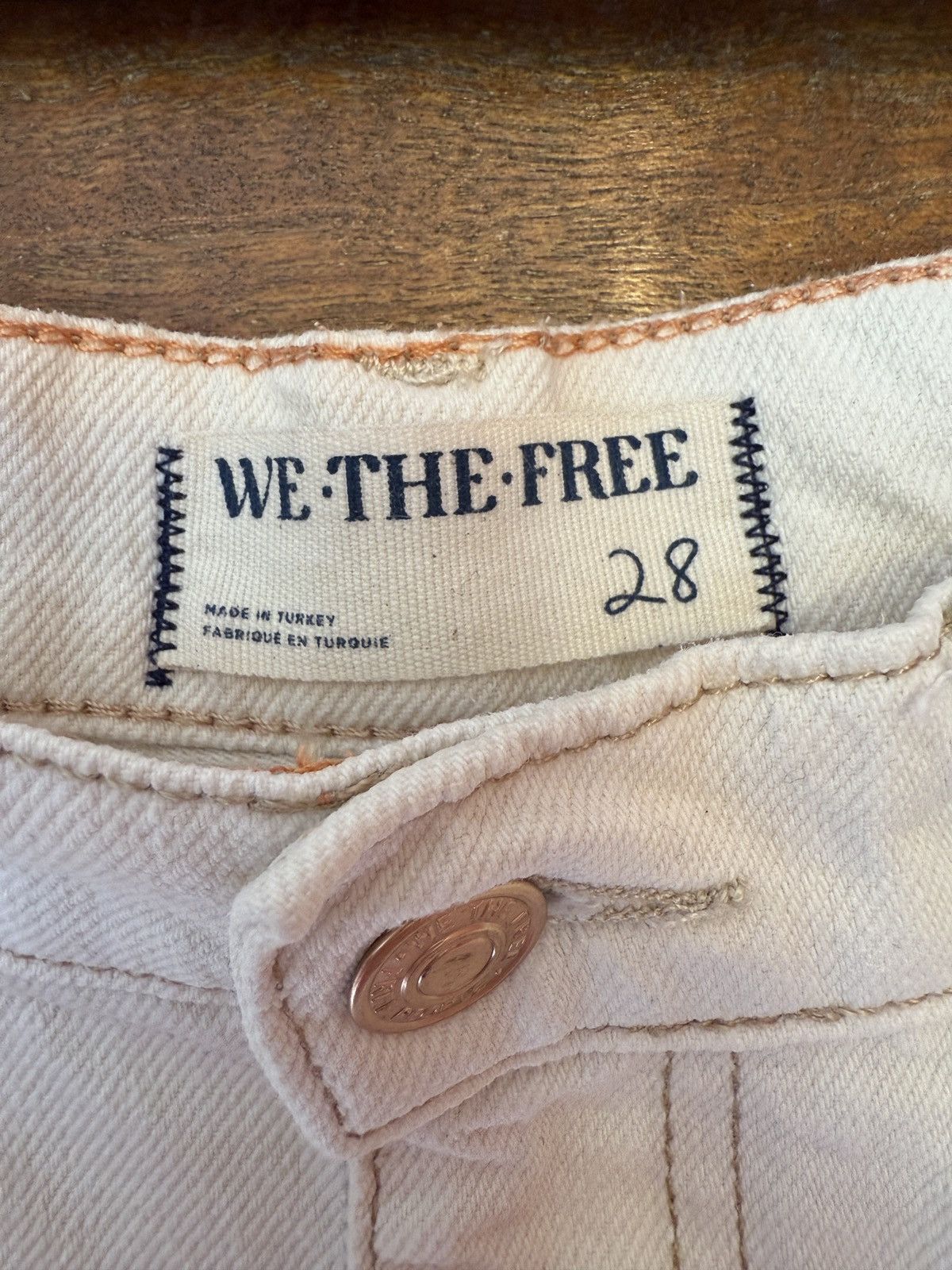 Free People Free People Tinsley Baggy High Rise Straight Leg Denim 28 Size 28" / US 6 / IT 42 - 2 Thumbnail