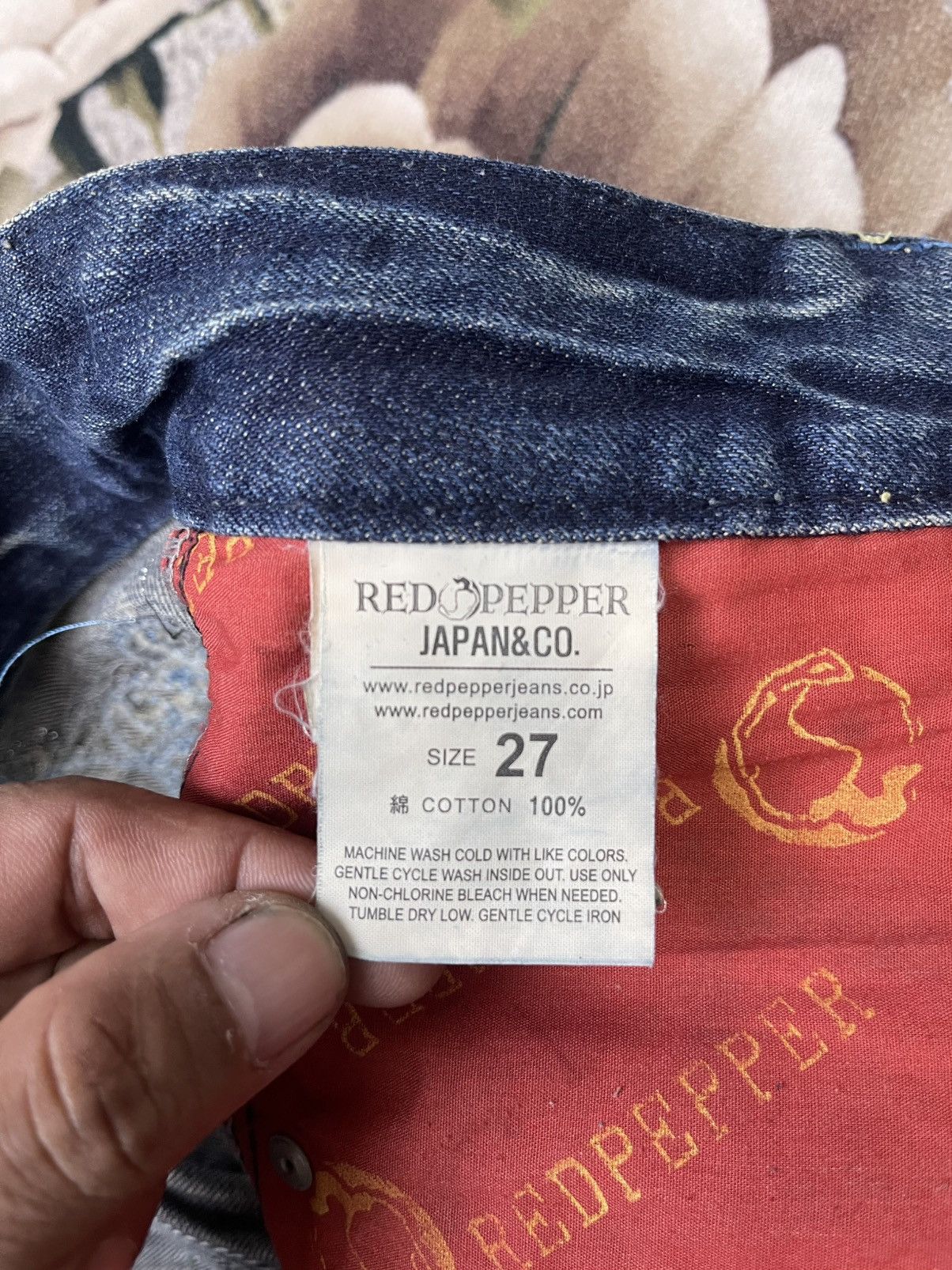 Japanese Brand Vintage Red Pepper Style By LBD Flare Jeans Streetwear Size US 31 - 16 Thumbnail