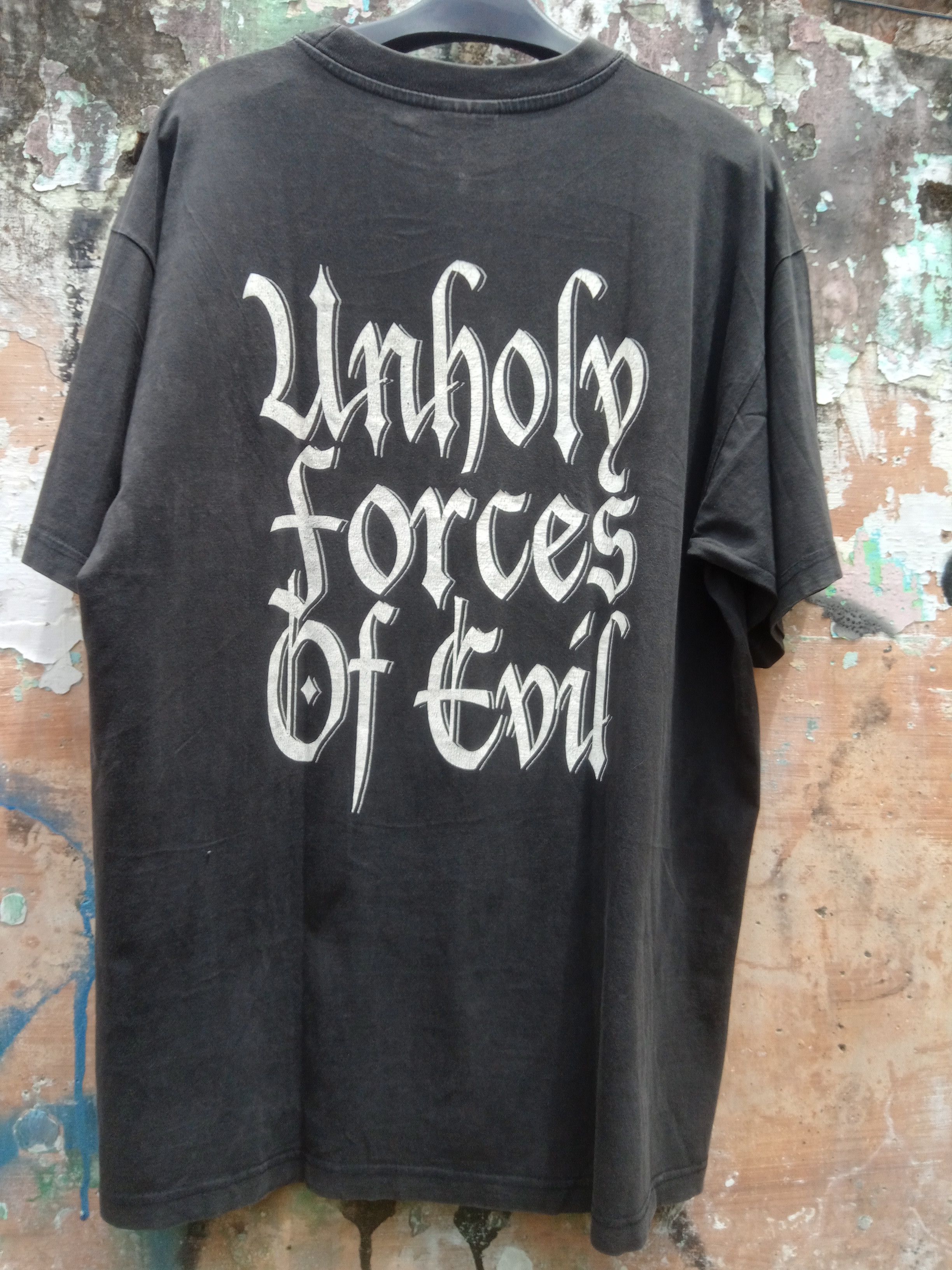 Band Tees × Vintage Vintage IMMORTAL unholy forces of evil Size US XL / EU 56 / 4 - 3 Thumbnail