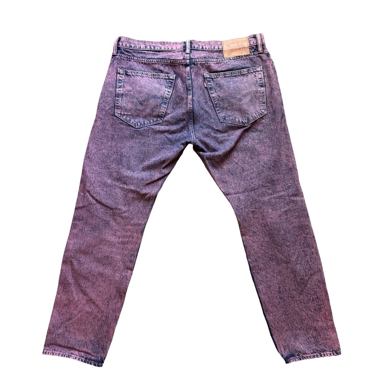 Levi's Levis 512 mens purple acid wash denim Size US 36 / EU 52 - 2 Thumbnail