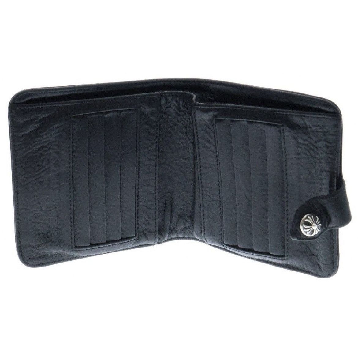 Chrome Hearts Chrome Hearts Square Button Flap Leather Wallet Size ONE SIZE - 4 Thumbnail