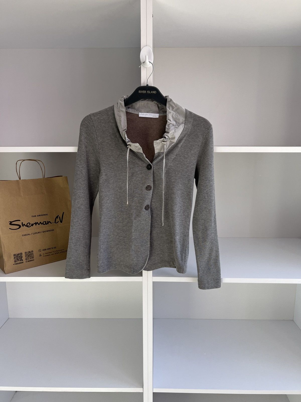 Designer × Fabiana Filippi × Vintage Vintage Fabiana Filippi Women's cardigan Size M / US 6-8 / IT 42-44 - 1 Thumbnail