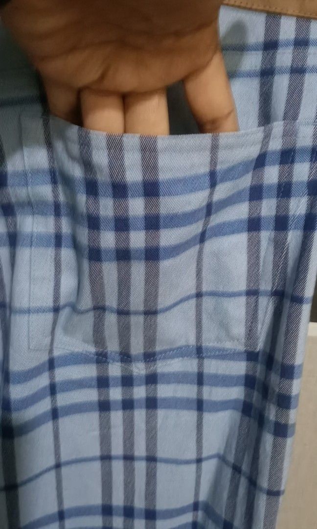 Burberry Burberry Nova Check Trousers OG Blue Plaid 36R Size US 36 / EU 52 - 6 Thumbnail