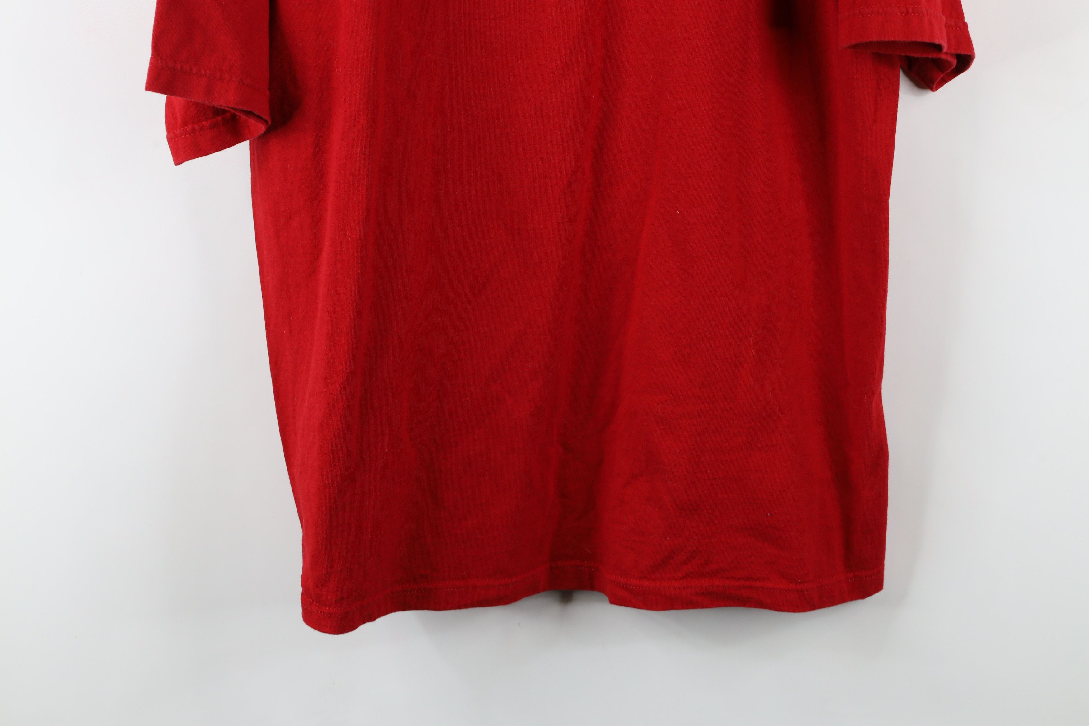 Tommy Hilfiger × Vintage Vintage 90s Tommy Hilfiger Short Sleeve T-Shirt Red USA Size US L / EU 52-54 / 3 - 8 Thumbnail