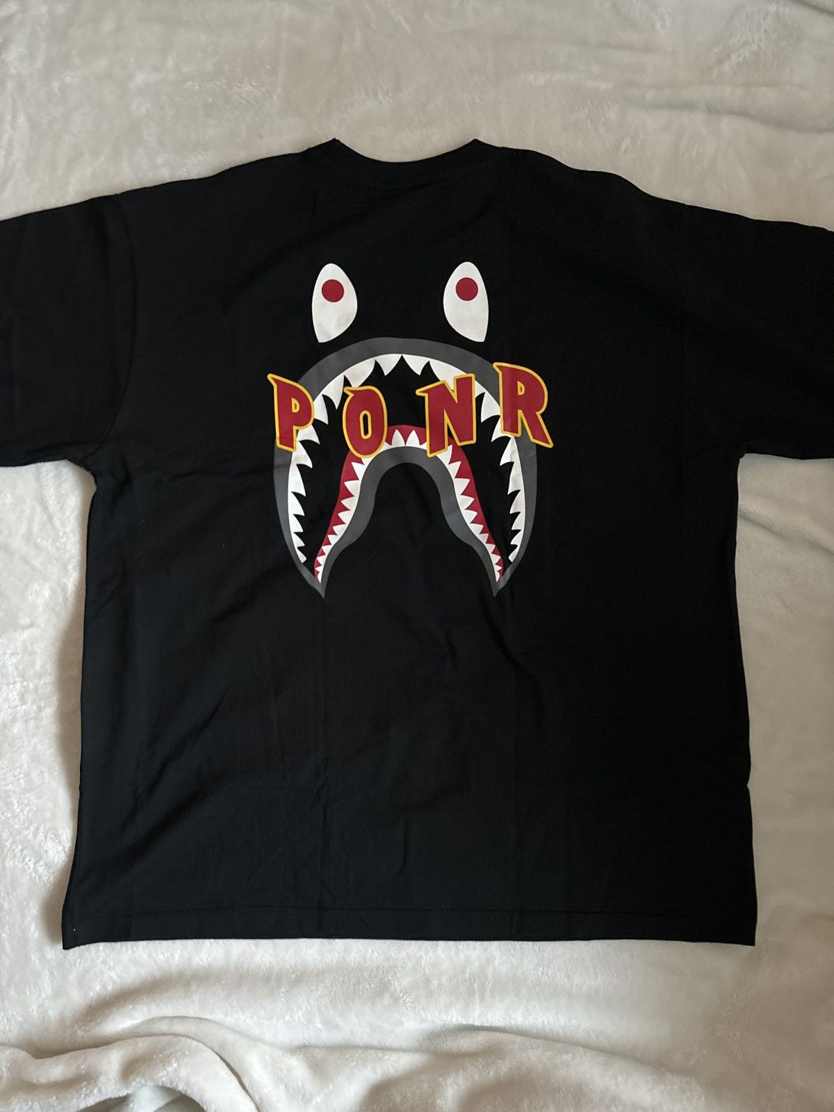 Bape PONR Shark Tee Size US XXL / EU 58 / 5 - 1 Thumbnail