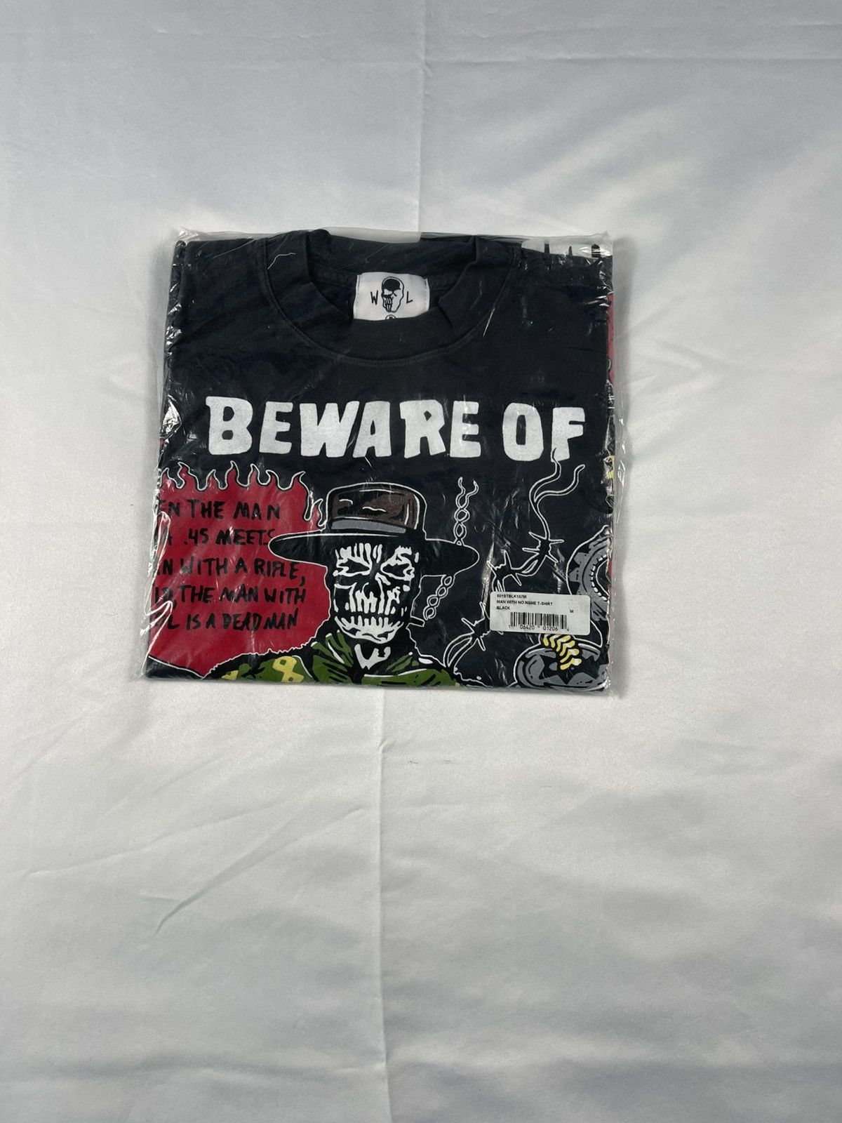 Warren Lotas Warren Lotas Beware Of A Man With No Name Tee Black, M, New Size US M / EU 48-50 / 2 - 3 Thumbnail