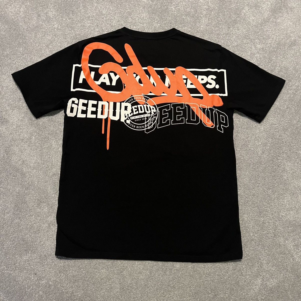 Vintage Geed Up Subway Play For Keeps Graffiti Graphic Logo T Shirt Size US L / EU 52-54 / 3 - 1 Thumbnail