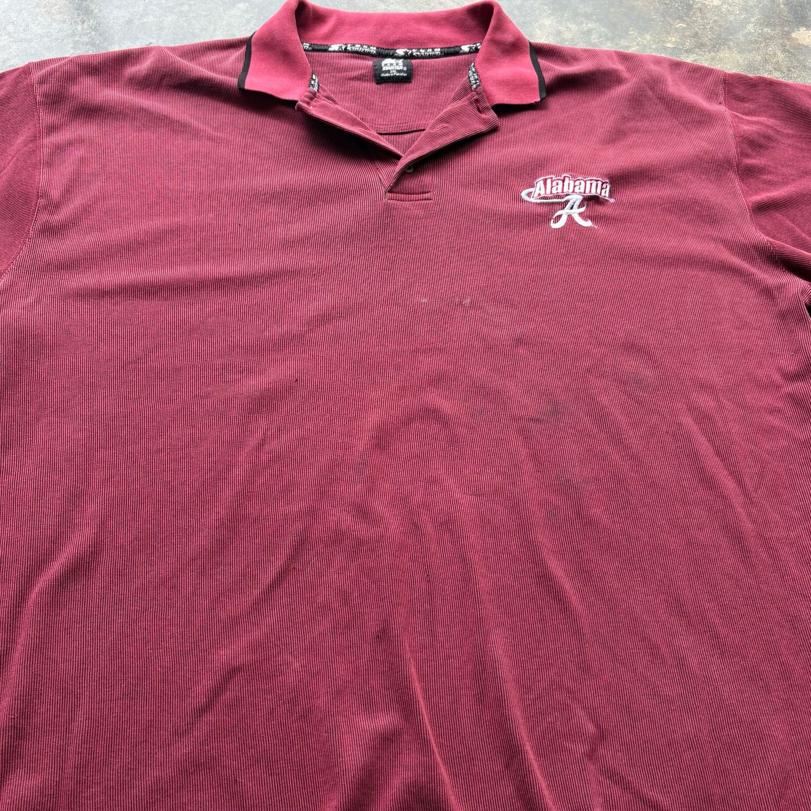Starter Vintage 90s Alabama Crimson Tide Starter Polo Size US XXL / EU 58 / 5 - 2 Thumbnail