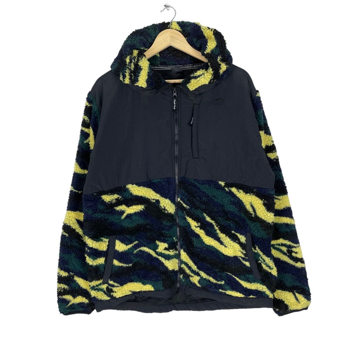 Japanese Brand ❄️FIND OUT CAMOUFLAGE HOODIE FLEECE ZIPPER JACKET Size US L / EU 52-54 / 3 - 4 Thumbnail
