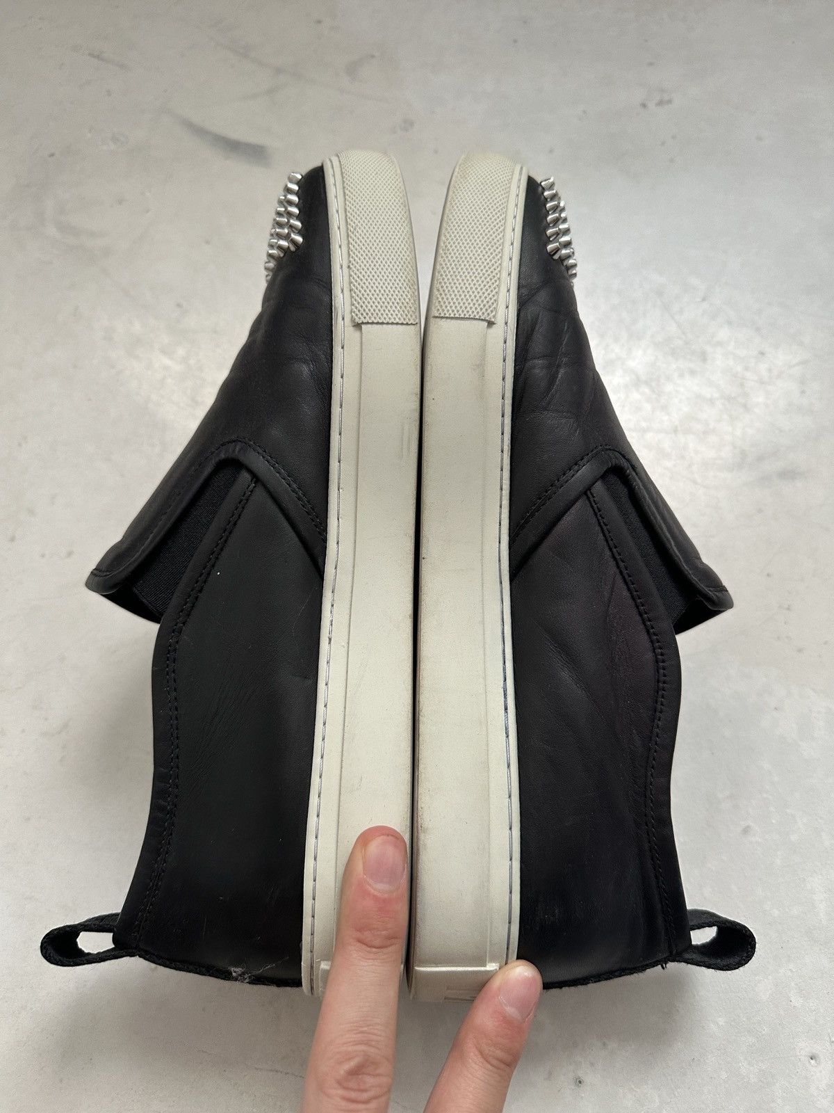 Alexander McQueen × MCQ Alexander McQueen leather silver studs slip-on Size US 8.5 / EU 41-42 - 5 Thumbnail