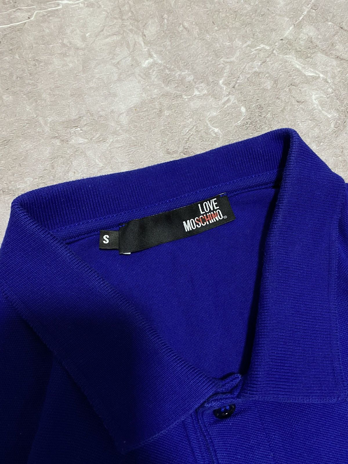 Designer × Moschino Rare Love Moschino Banan Polo Blue Size S Size US S / EU 44-46 / 1 - 6 Thumbnail