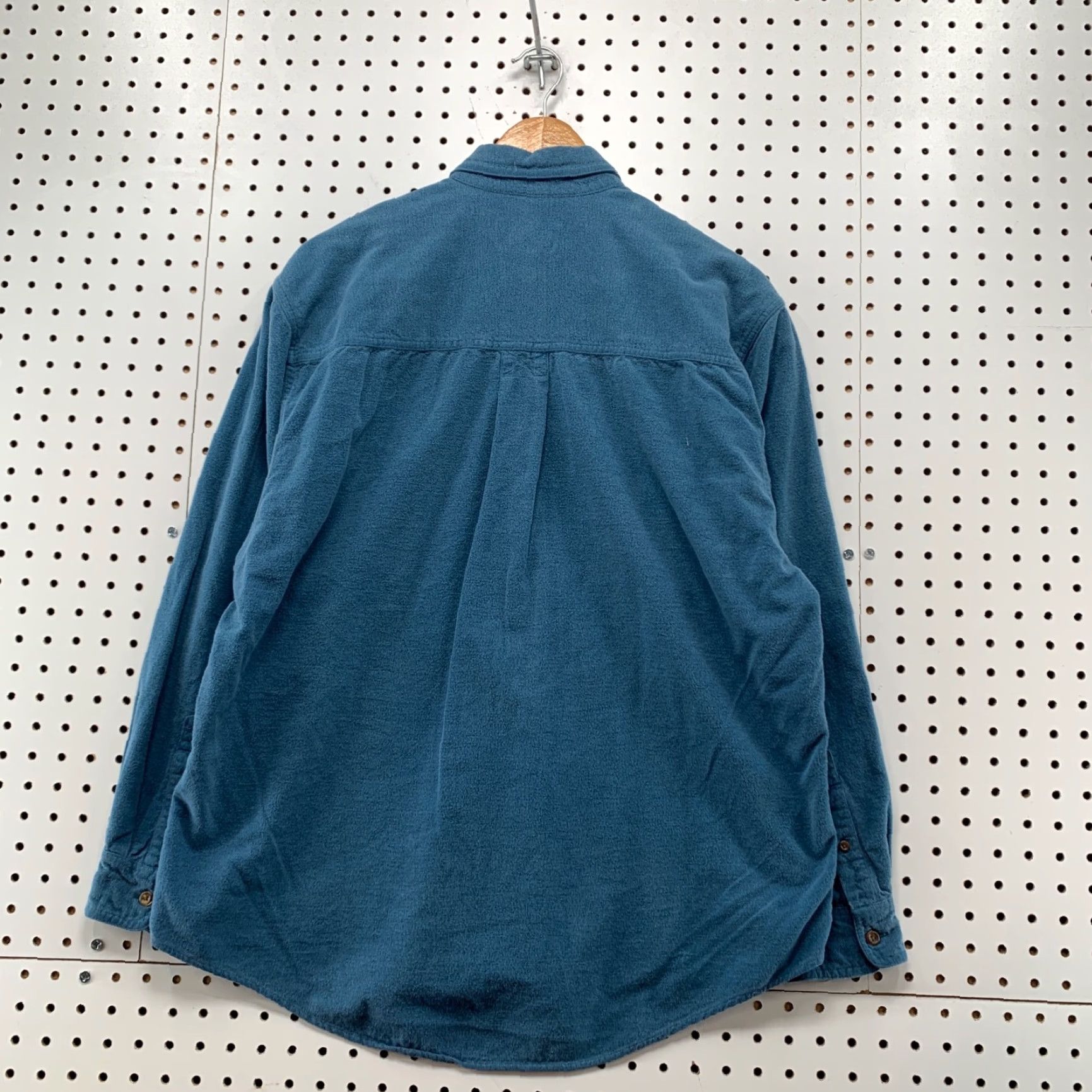 Eddie Bauer VINTAGE Eddie Bauer Shirt Mens Large Blue Bainbridge Flannel Button-Up Pockets Cotton Regular Fit Size US L / EU 52-54 / 3 - 2 Thumbnail